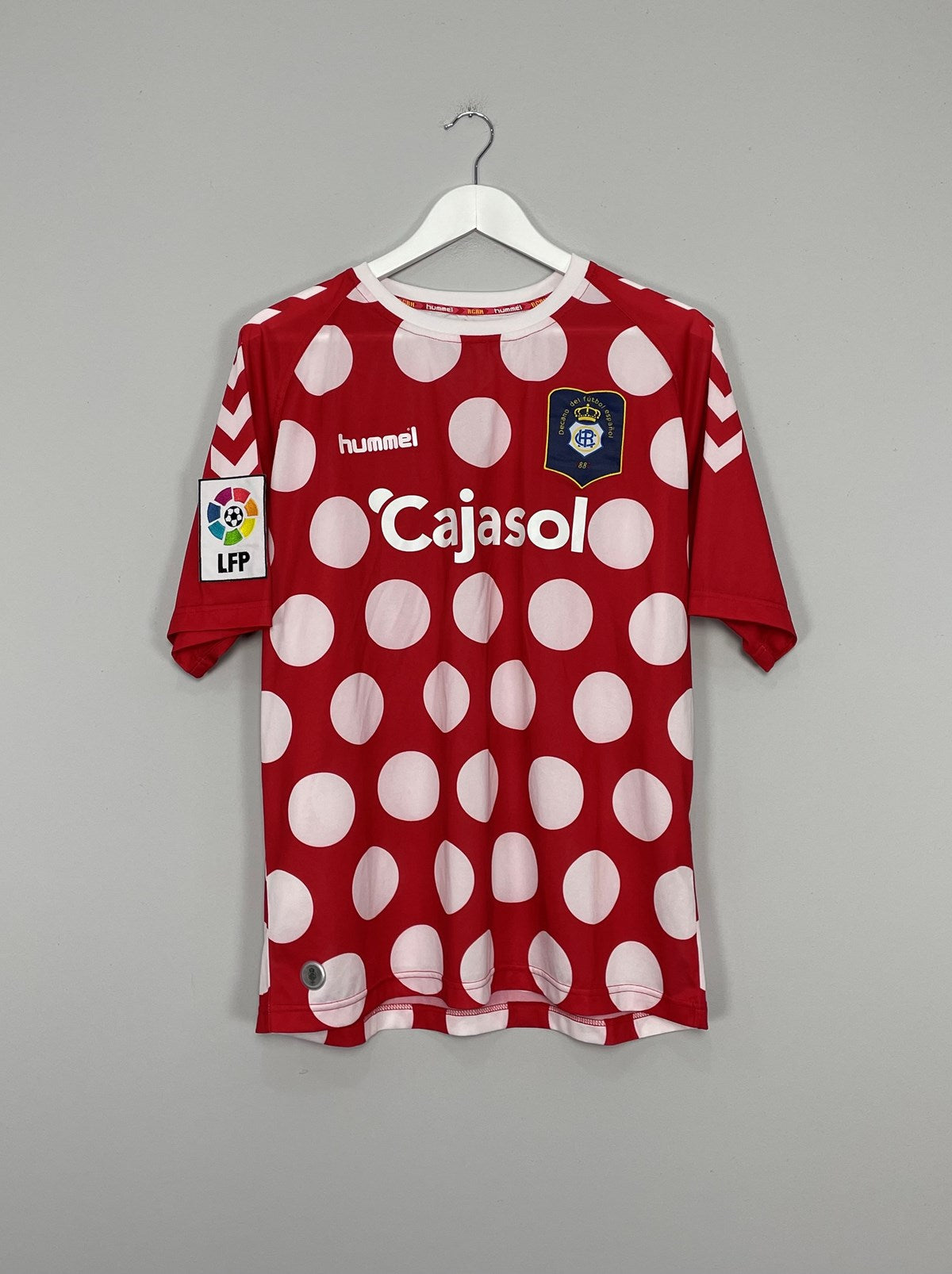 2012/13 RECREATIVO HUELVA AWAY SHIRT (XL) HUMMEL