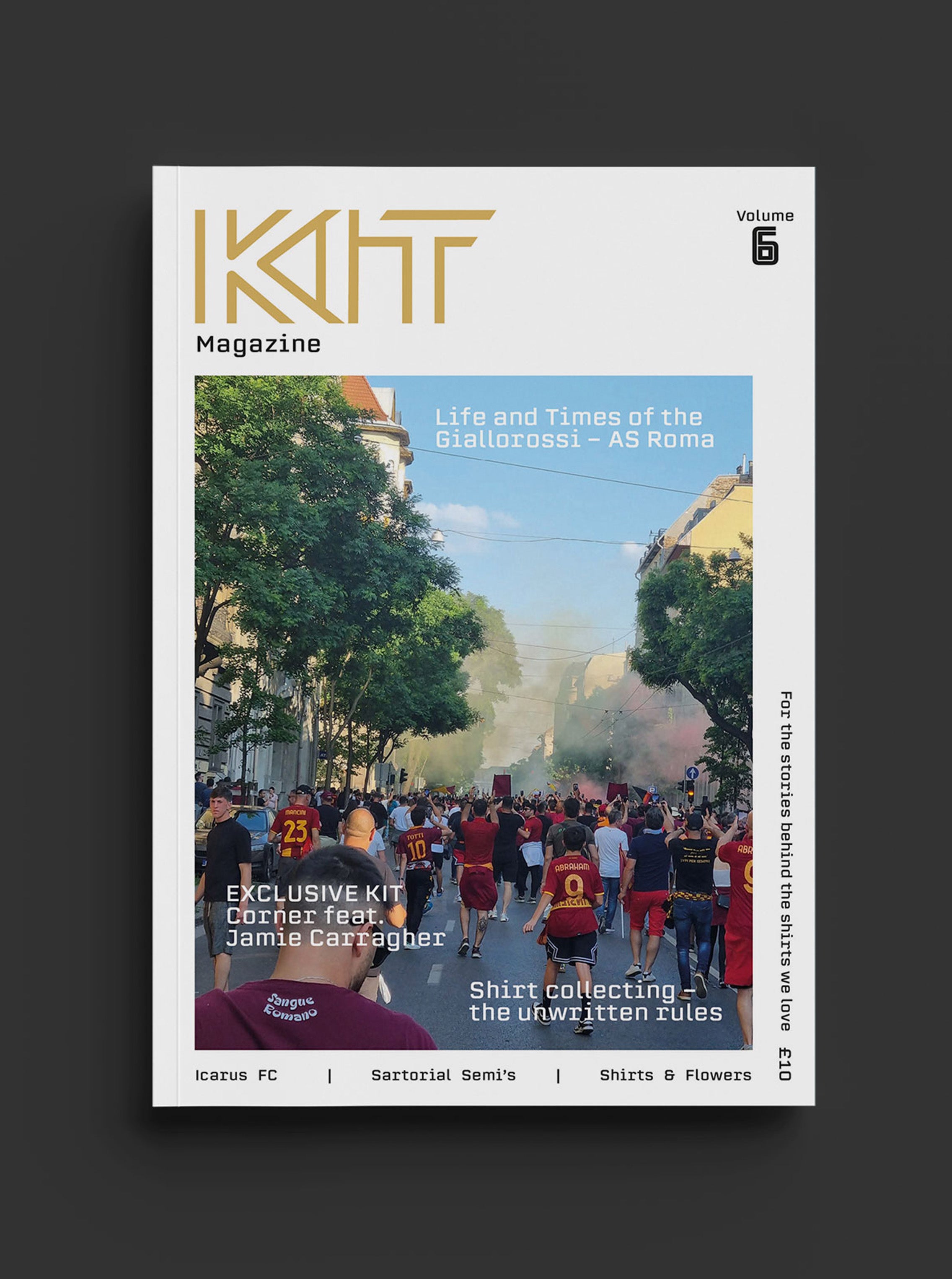 Shop KIT MAG VOLUME VI - AS ROMA, classic football shirts, vintage football shirts & retro soccer jerseys at Cult Kits