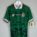 Shop 1998 MEXICO *RE-ISSUE* HOME SHIRT (MULTIPLE SIZES) ABA SPORT, classic football shirts, vintage football shirts & retro soccer jerseys at Cult Kits