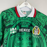 Shop 1998 MEXICO *RE-ISSUE* HOME SHIRT (MULTIPLE SIZES) ABA SPORT, classic football shirts, vintage football shirts & retro soccer jerseys at Cult Kits