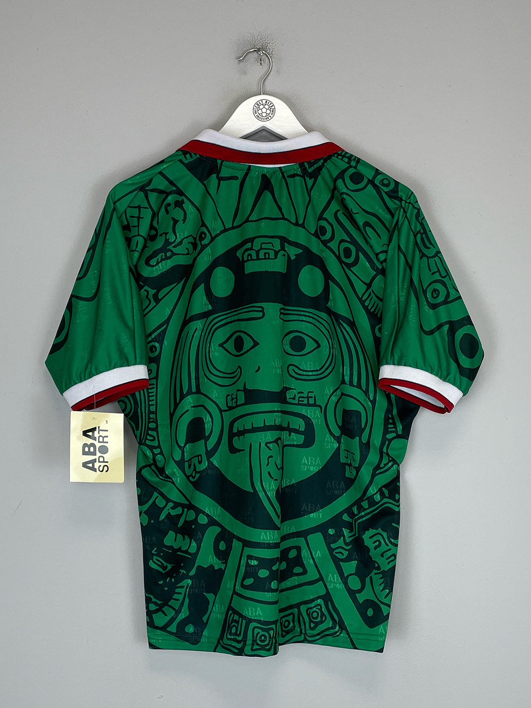 Shop 1998 MEXICO *RE-ISSUE* HOME SHIRT (MULTIPLE SIZES) ABA SPORT, classic football shirts, vintage football shirts & retro soccer jerseys at Cult Kits