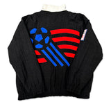 1994 USA WORLD CUP 1/4 ZIP JACKET (L) APEX ONE