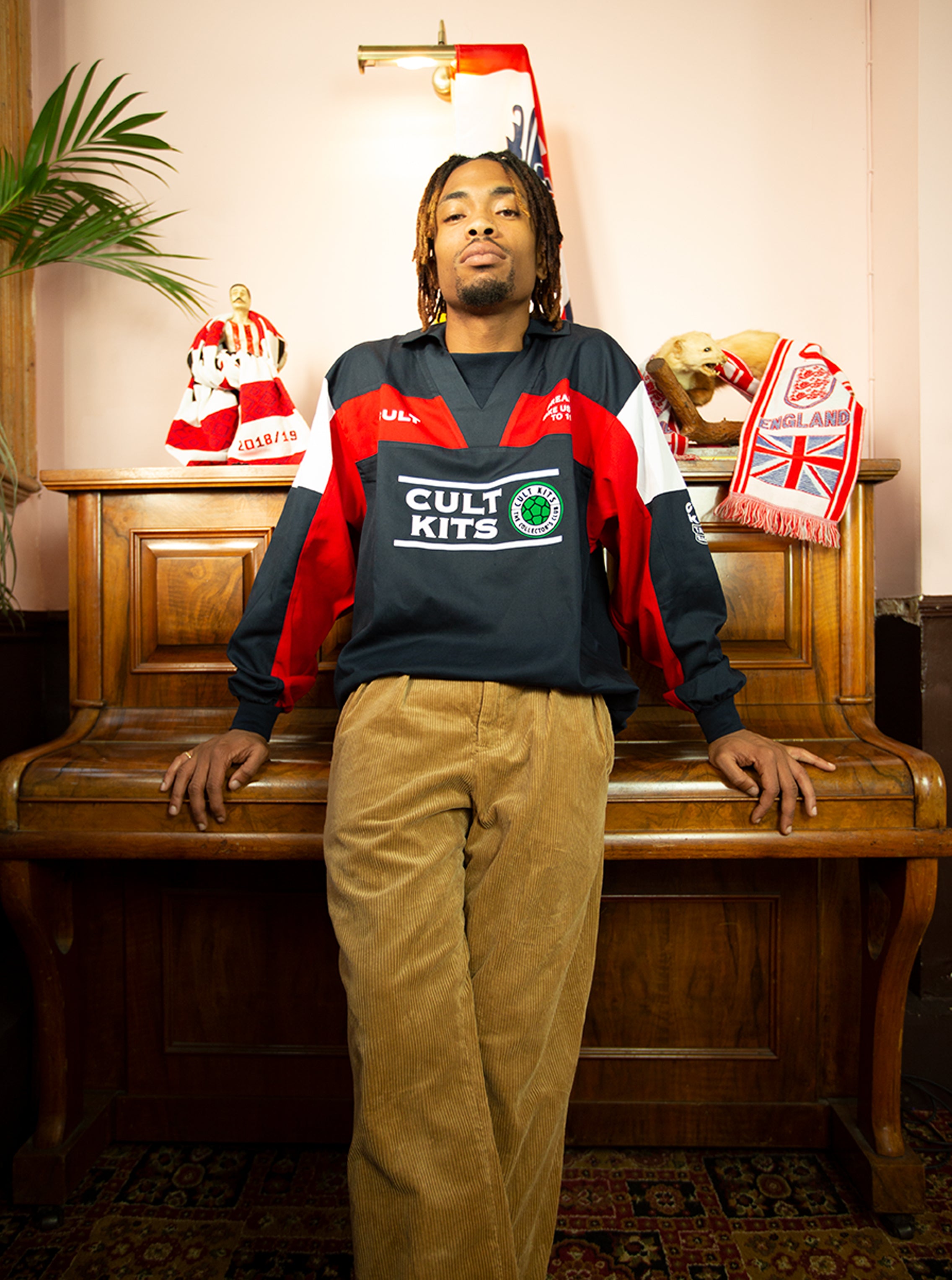 Shop 1998 DREAMERS DRILL TOP 'ENGLAND' (MULTIPLE SIZES) CULT, classic football shirts, vintage football shirts & retro soccer jerseys at Cult Kits