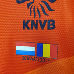 Shop 2013 NETHERLANDS *BNWT* VS ROMANIA HOME SHIRT (S) NIKE, classic football shirts, vintage football shirts & retro soccer jerseys at Cult Kits