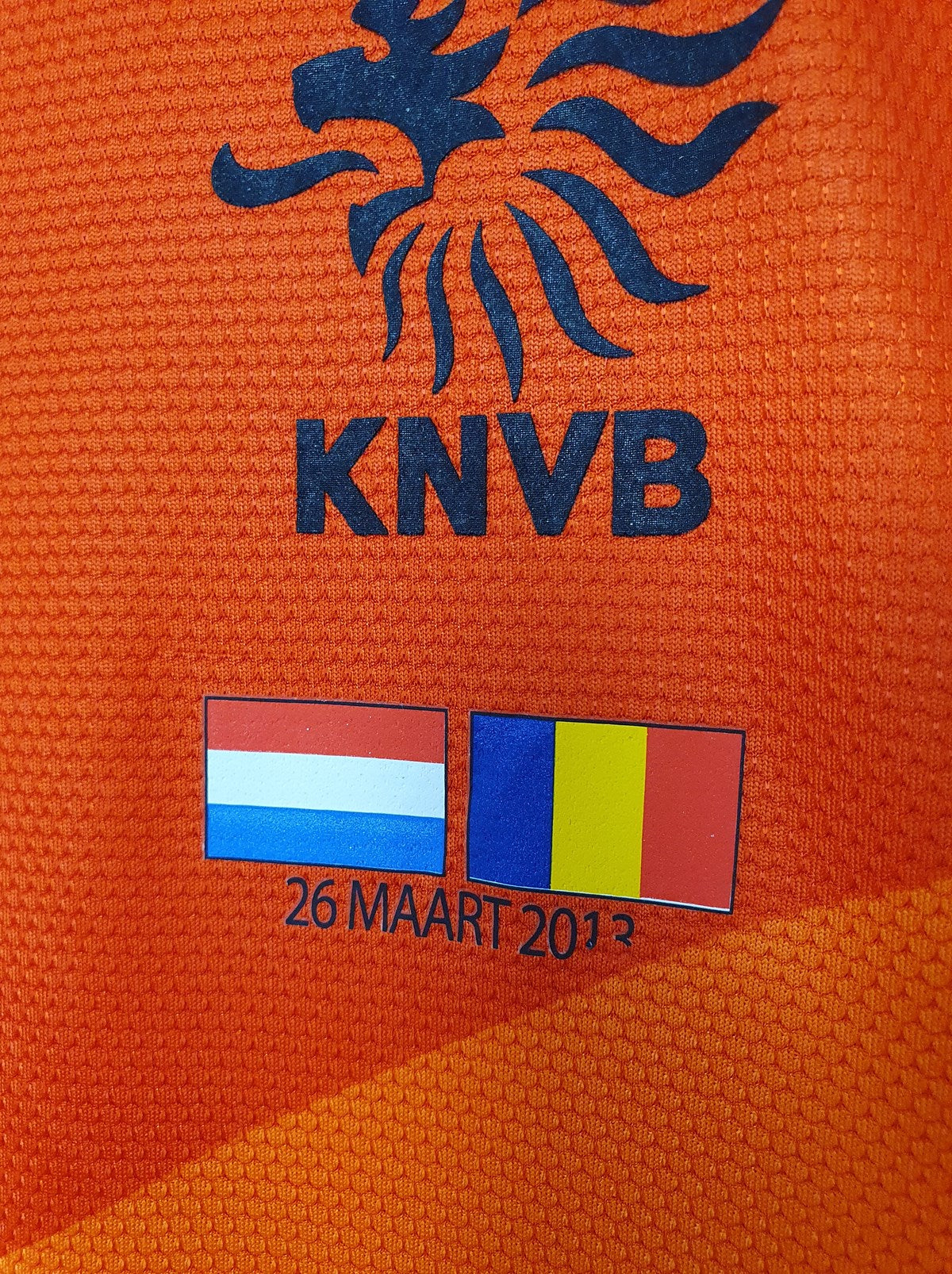 Shop 2013 NETHERLANDS *BNWT* VS ROMANIA HOME SHIRT (S) NIKE, classic football shirts, vintage football shirts & retro soccer jerseys at Cult Kits