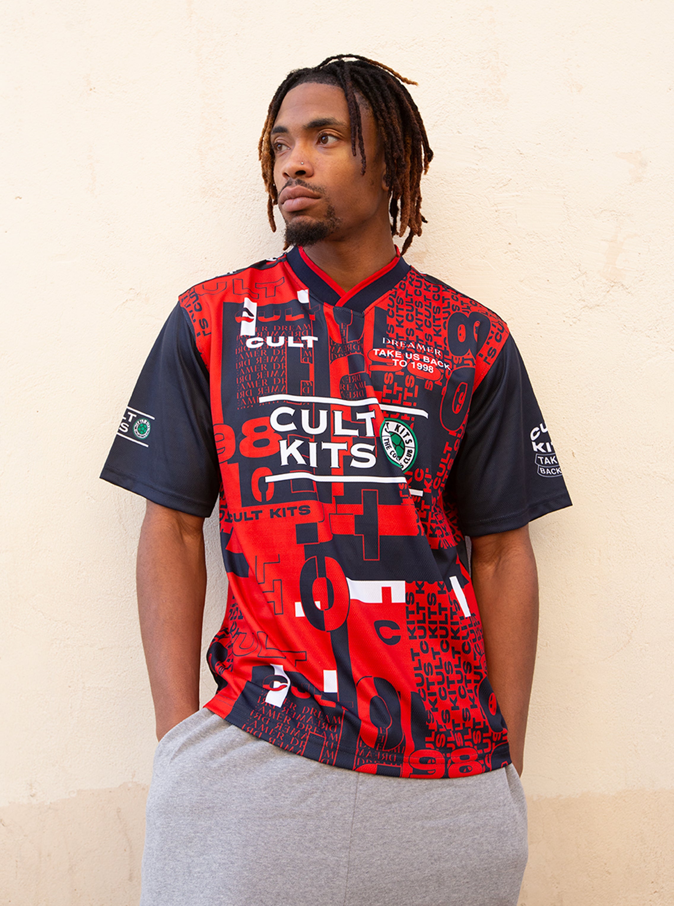 Shop 1998 DREAMERS TRAINING SHIRT 'ENGLAND' (MULTIPLE SIZES) CULT, classic football shirts, vintage football shirts & retro soccer jerseys at Cult Kits