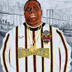 Shop BIGGIE METRO STARS A3 PRINT, classic football shirts, vintage football shirts & retro soccer jerseys at Cult Kits