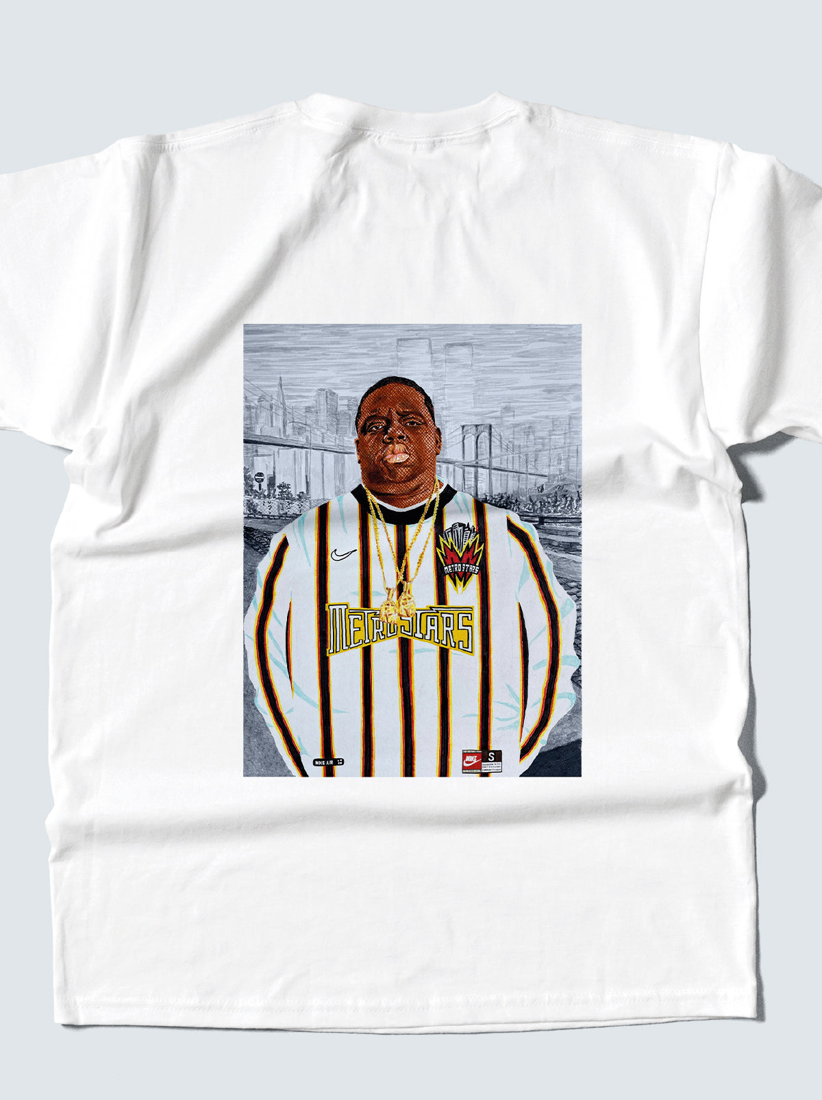 Shop NYC BIGGIE TEE, classic football shirts, vintage football shirts & retro soccer jerseys at Cult Kits