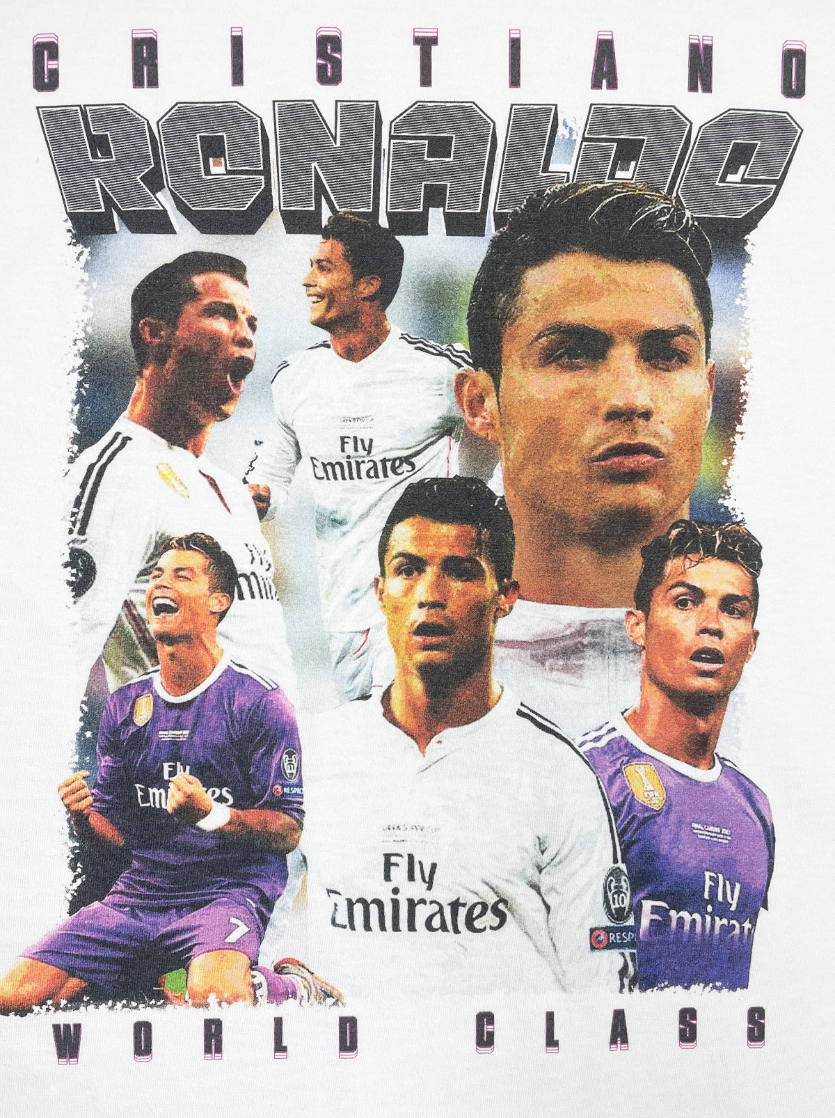 Shop REAL MADRID CRISTIANO RONALDO BOOTLEG TEE, classic football shirts, vintage football shirts & retro soccer jerseys at Cult Kits