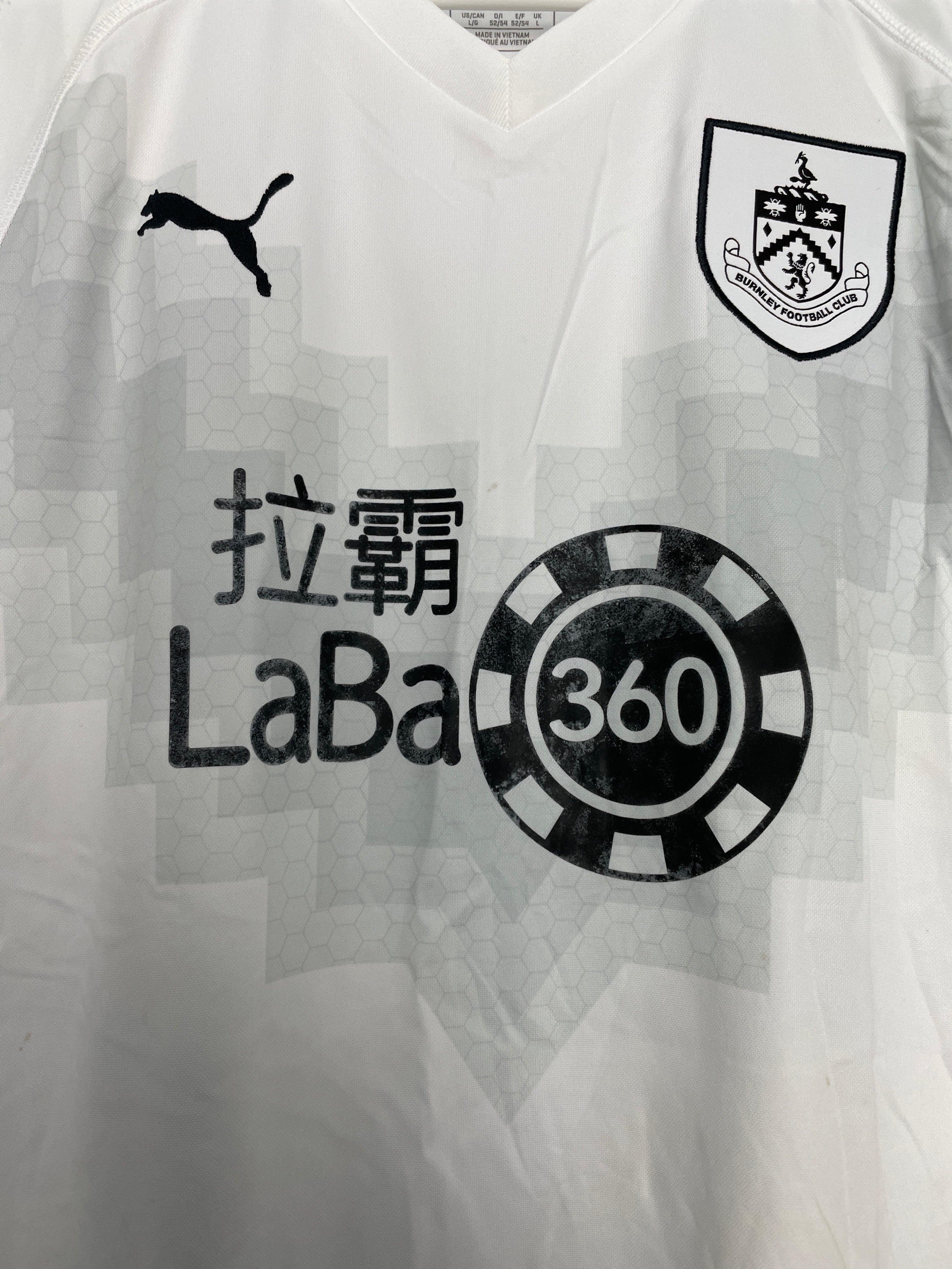 Shop 2018/19 BURNLEY TARKOWSKI #5 *MATCH WORN* AWAY SHIRT (L) PUMA, classic football shirts, vintage football shirts & retro soccer jerseys at Cult Kits
