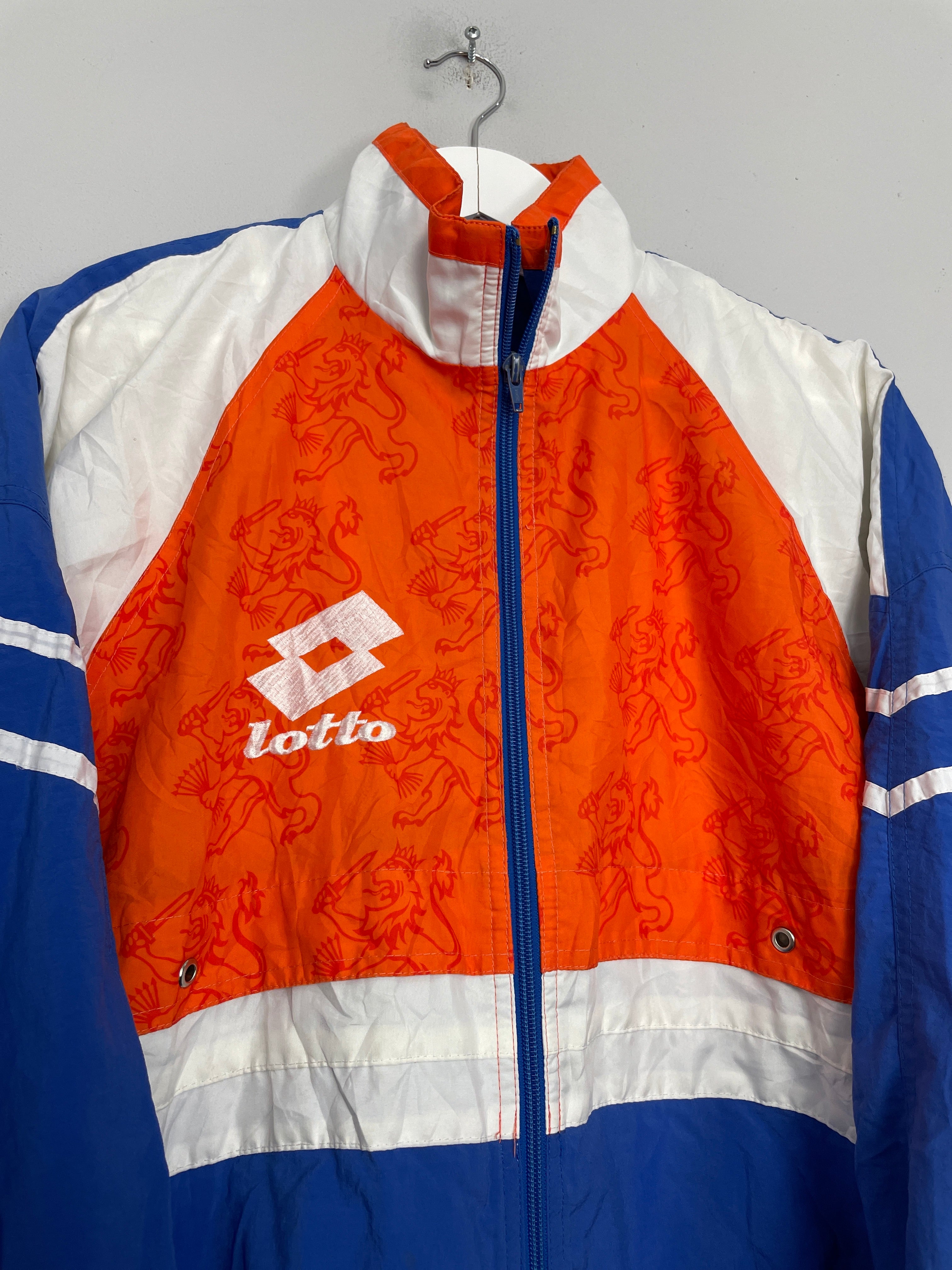 Shop 1996/97 NETHERLANDS JACKET (S) LOTTO, classic football shirts, vintage football shirts & retro soccer jerseys at Cult Kits
