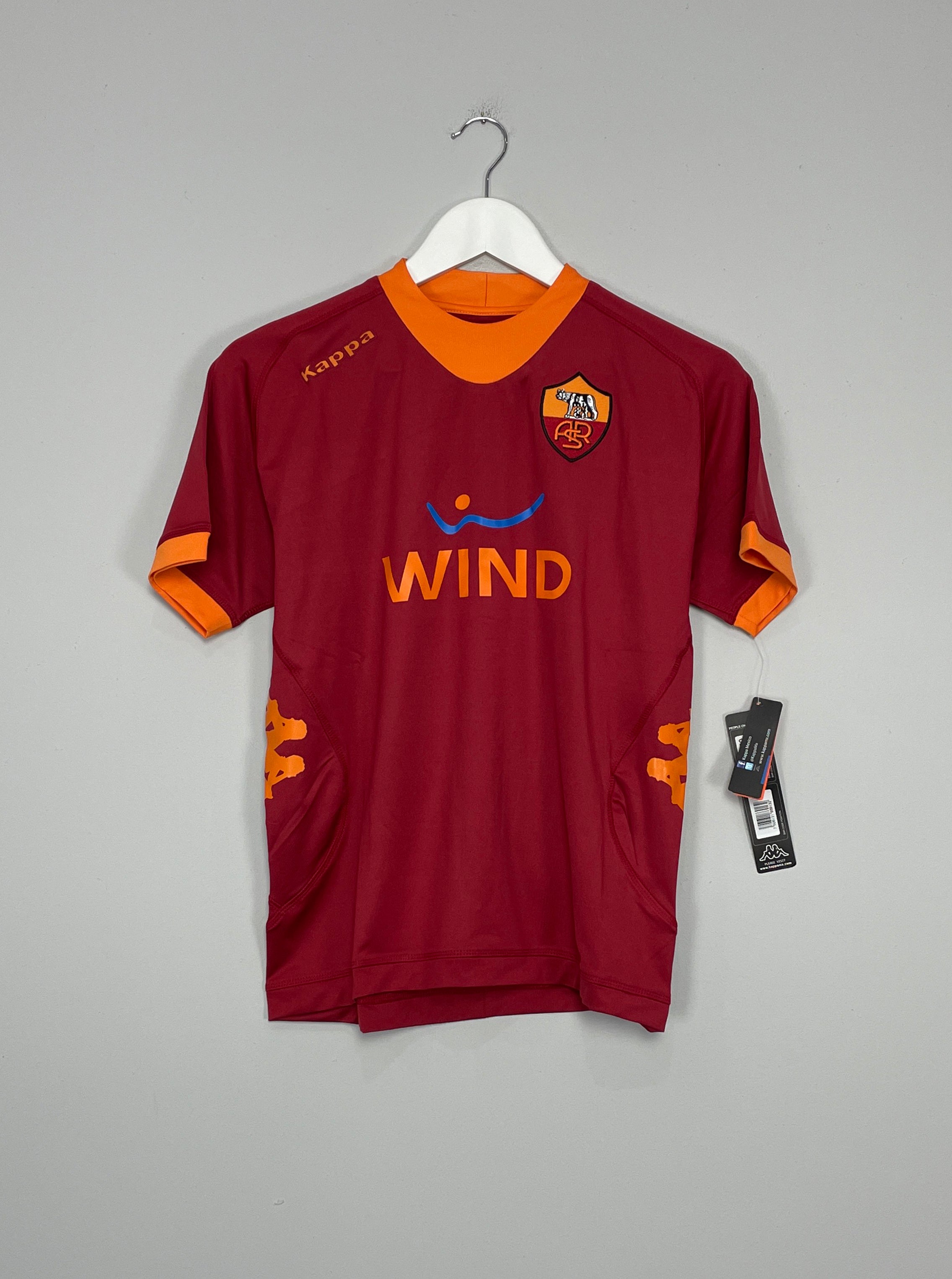 Shop 2011/12 Roma *BNWT* Home Shirt (Kids - Multiple Sizes) Kappa, classic football shirts, vintage football shirts & retro soccer jerseys at Cult Kits