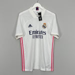 Shop 2020/21 REAL MADRID *BNWT* HOME SHIRT (M) ADIDAS, classic football shirts, vintage football shirts & retro soccer jerseys at Cult Kits