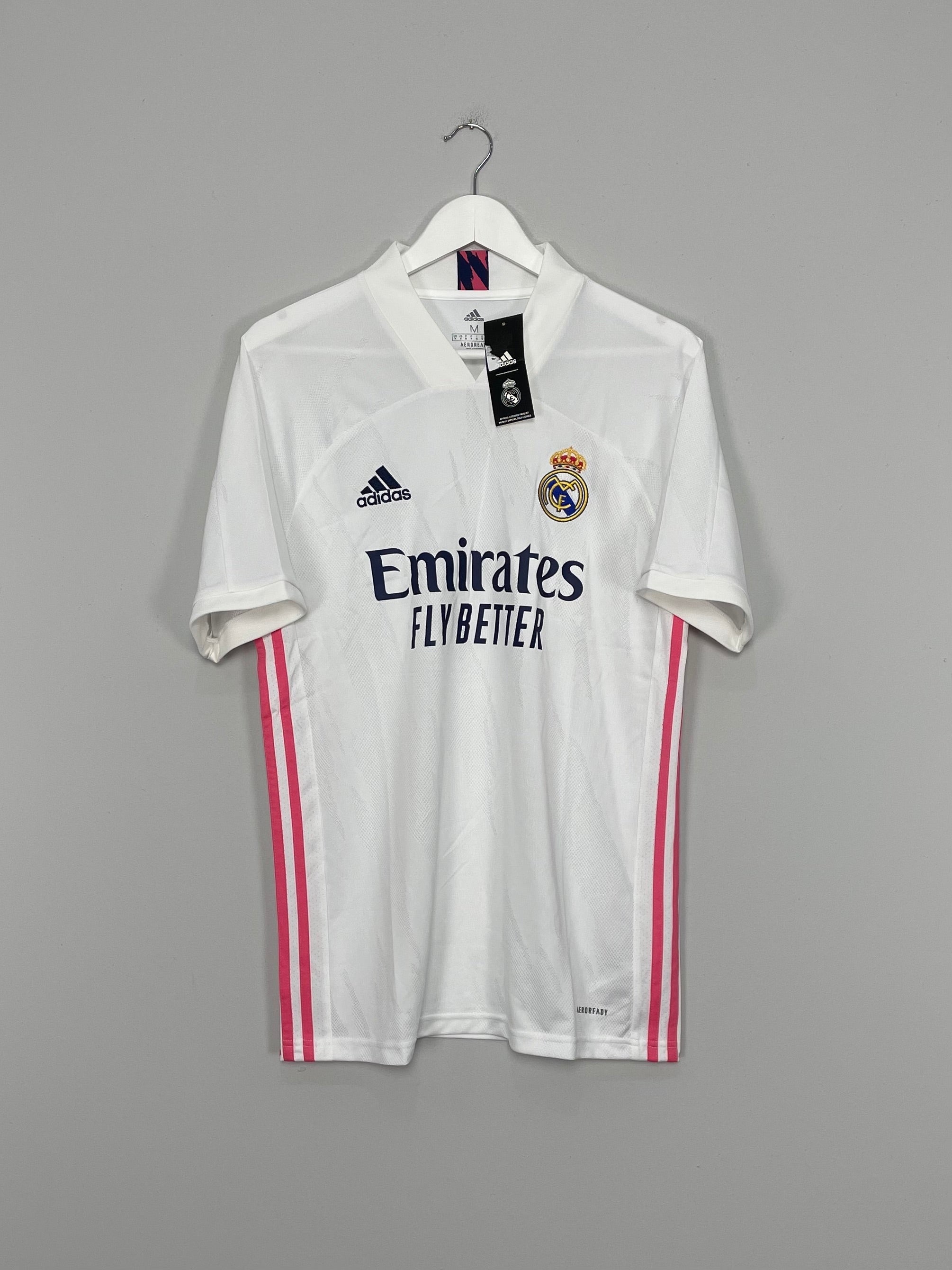 Shop 2020/21 REAL MADRID *BNWT* HOME SHIRT (M) ADIDAS, classic football shirts, vintage football shirts & retro soccer jerseys at Cult Kits