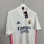 Shop 2020/21 REAL MADRID *BNWT* HOME SHIRT (M) ADIDAS, classic football shirts, vintage football shirts & retro soccer jerseys at Cult Kits