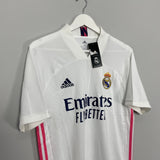 Shop 2020/21 REAL MADRID *BNWT* HOME SHIRT (M) ADIDAS, classic football shirts, vintage football shirts & retro soccer jerseys at Cult Kits