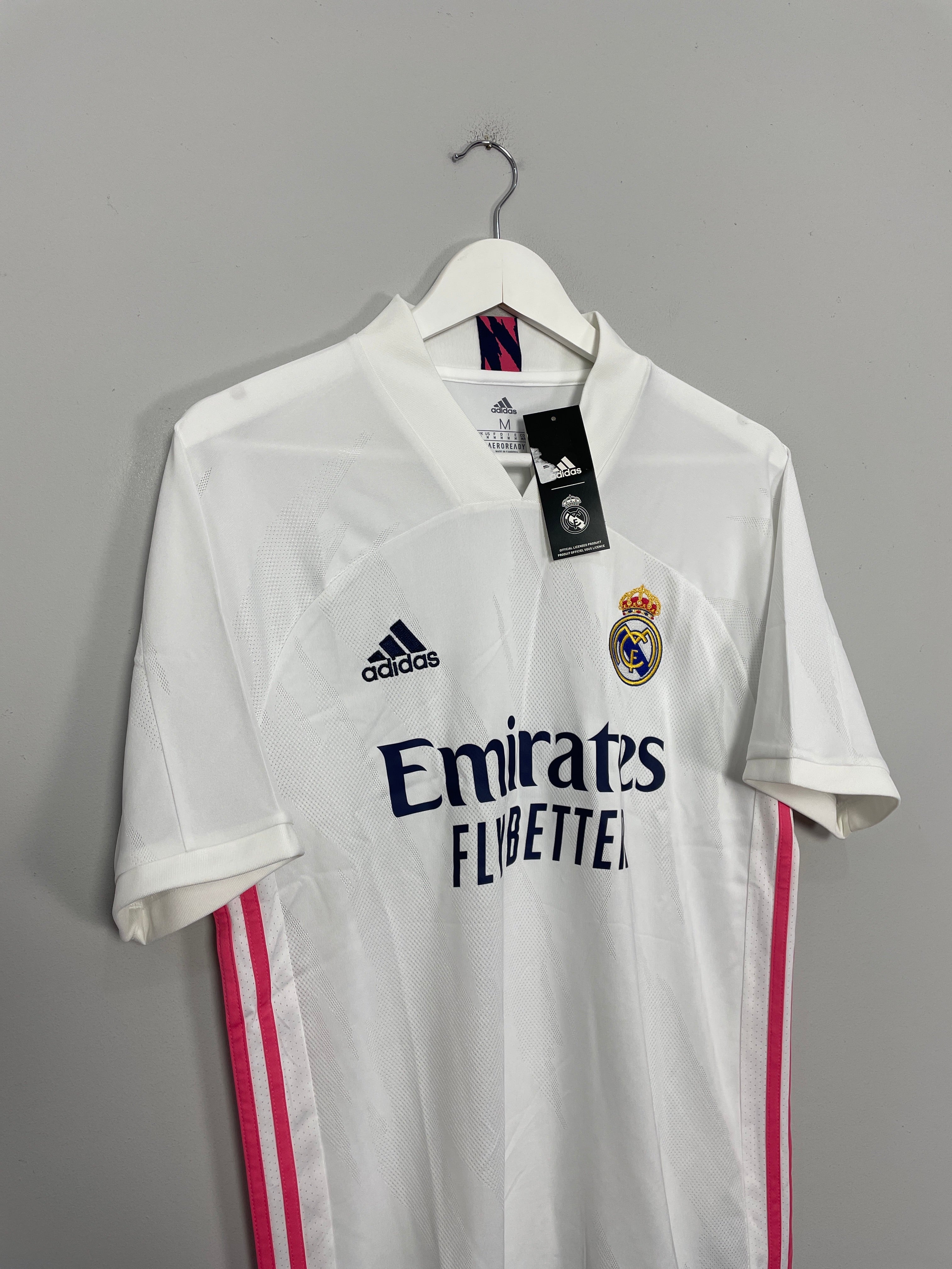 Shop 2020/21 REAL MADRID *BNWT* HOME SHIRT (M) ADIDAS, classic football shirts, vintage football shirts & retro soccer jerseys at Cult Kits