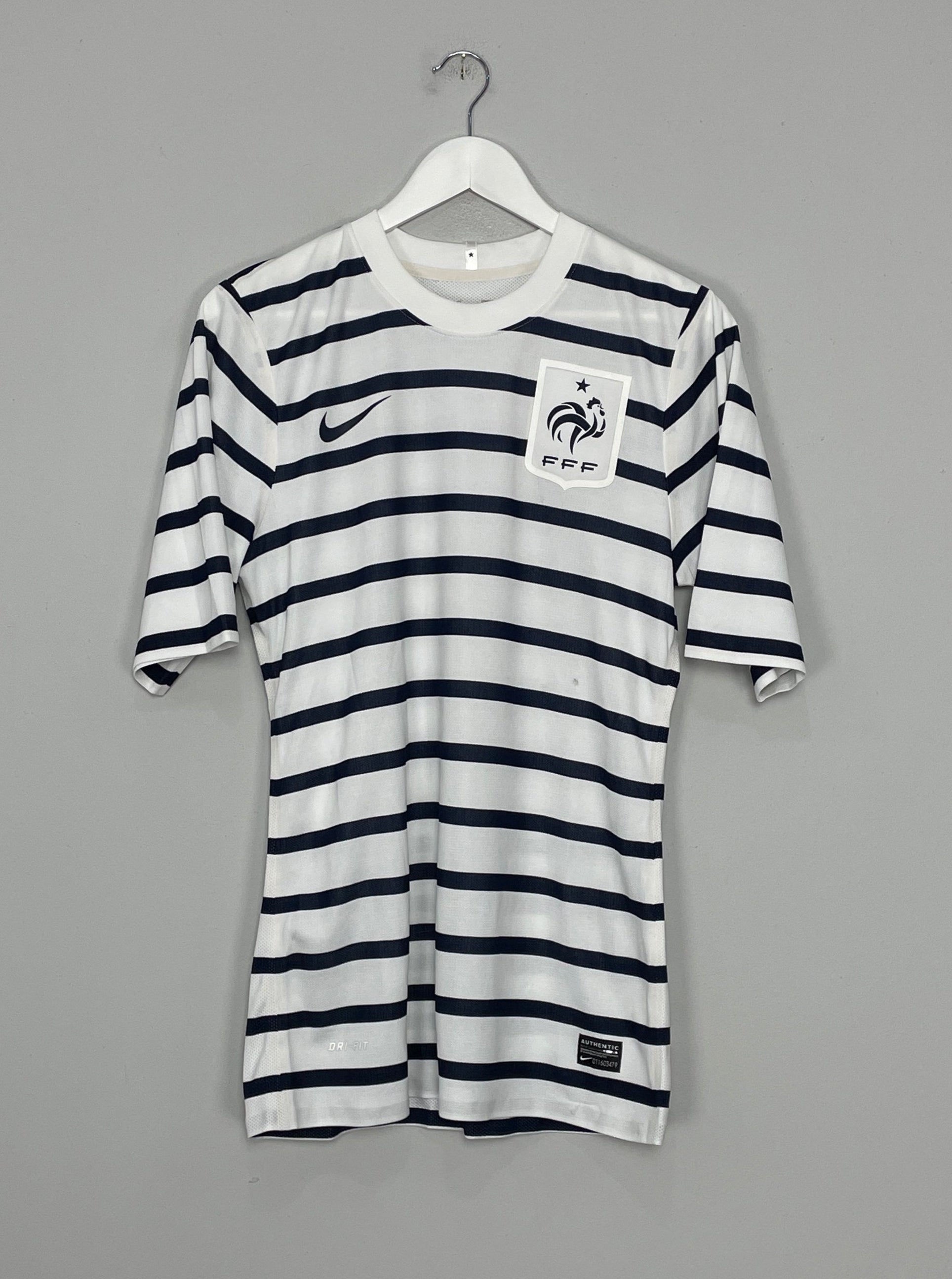 Shop 2011/12 FRANCE M'VILA #17 *PLAYER ISSUE* AWAY SHIRT (M) NIKE, classic football shirts, vintage football shirts & retro soccer jerseys at Cult Kits