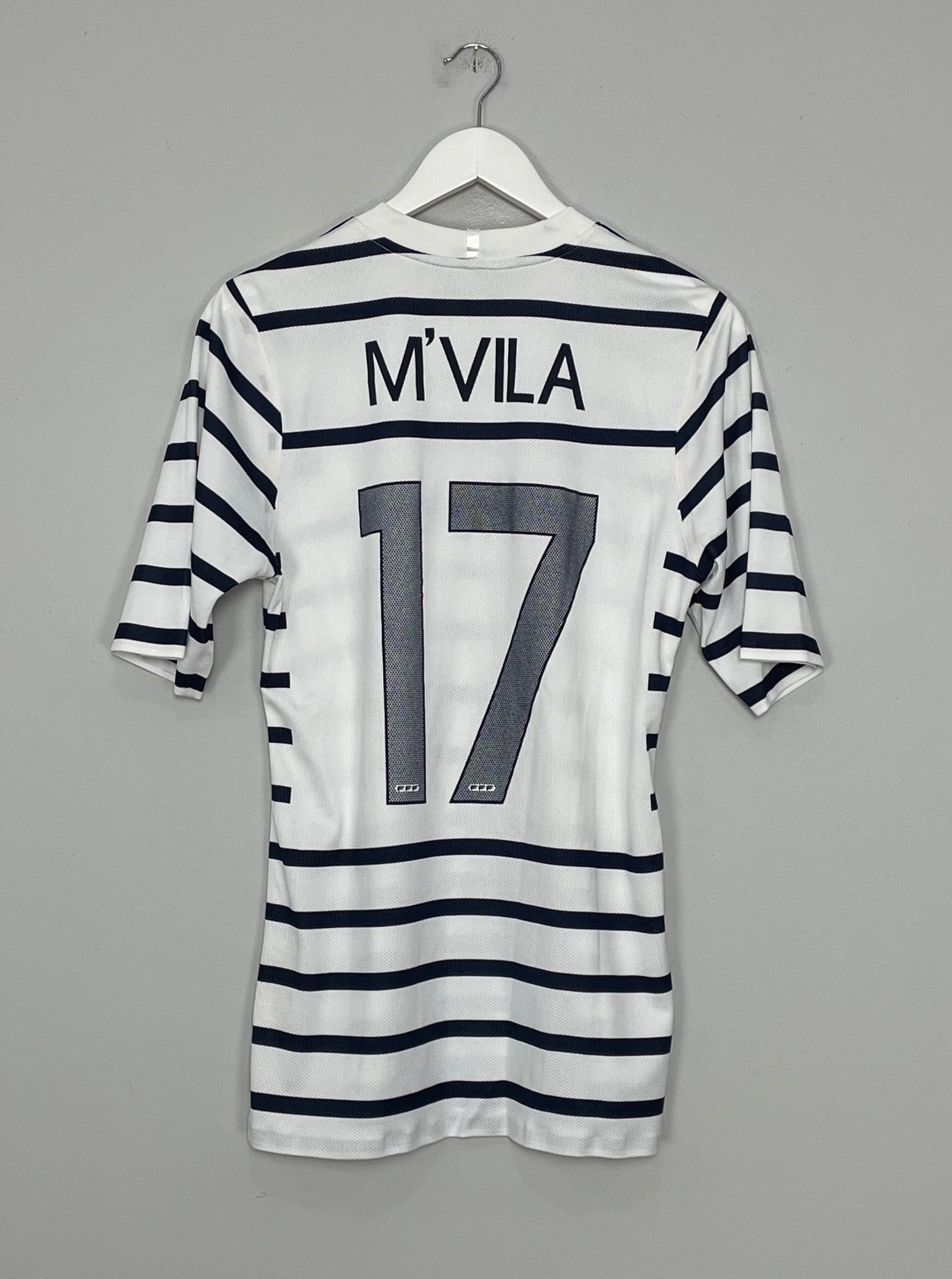 Shop 2011/12 FRANCE M'VILA #17 *PLAYER ISSUE* AWAY SHIRT (M) NIKE, classic football shirts, vintage football shirts & retro soccer jerseys at Cult Kits