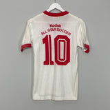 Shop 1985 KODAK ALL STARS #10 HOME SHIRT (M*) ASICS, classic football shirts, vintage football shirts & retro soccer jerseys at Cult Kits