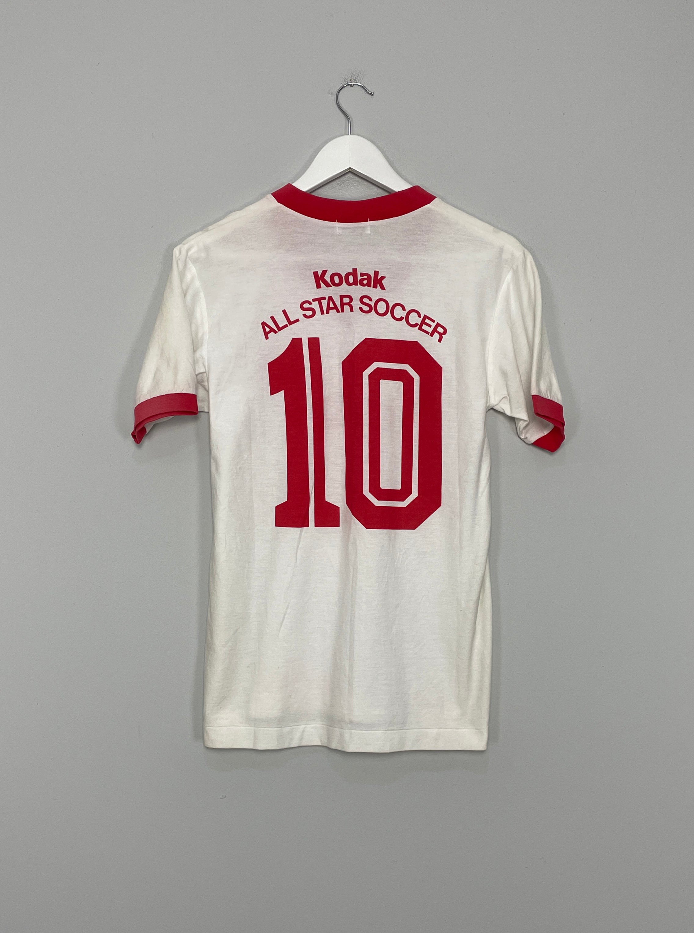 Shop 1985 KODAK ALL STARS #10 HOME SHIRT (M*) ASICS, classic football shirts, vintage football shirts & retro soccer jerseys at Cult Kits