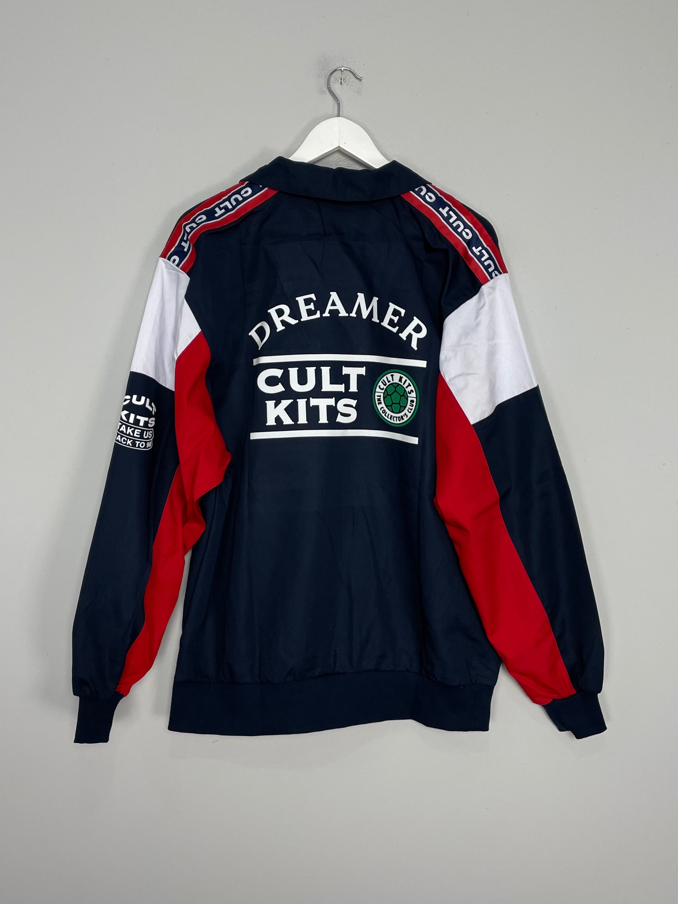 Shop 1998 DREAMERS DRILL TOP 'ENGLAND' (MULTIPLE SIZES) CULT, classic football shirts, vintage football shirts & retro soccer jerseys at Cult Kits