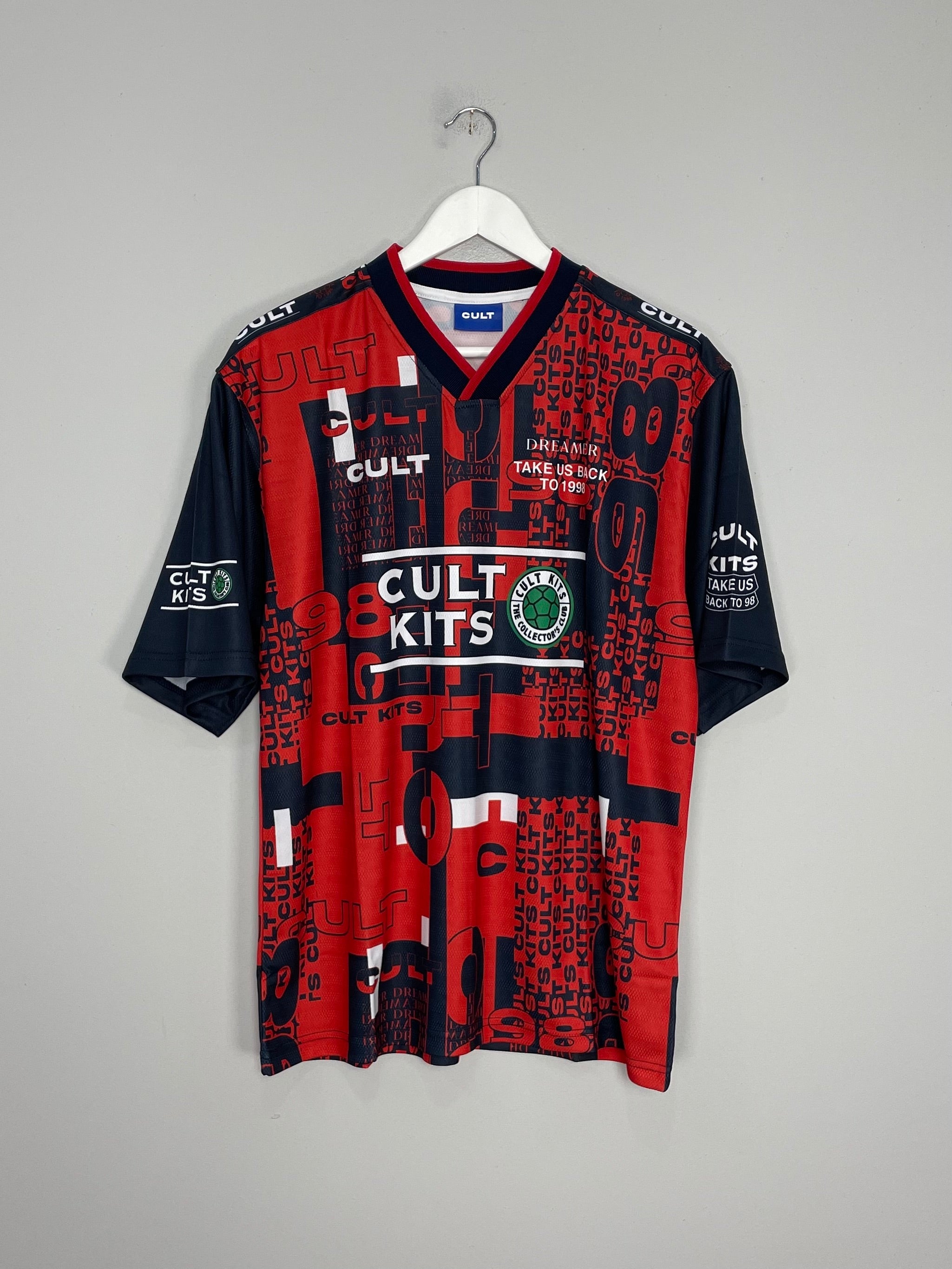Shop 1998 DREAMERS TRAINING SHIRT 'ENGLAND' (MULTIPLE SIZES) CULT, classic football shirts, vintage football shirts & retro soccer jerseys at Cult Kits