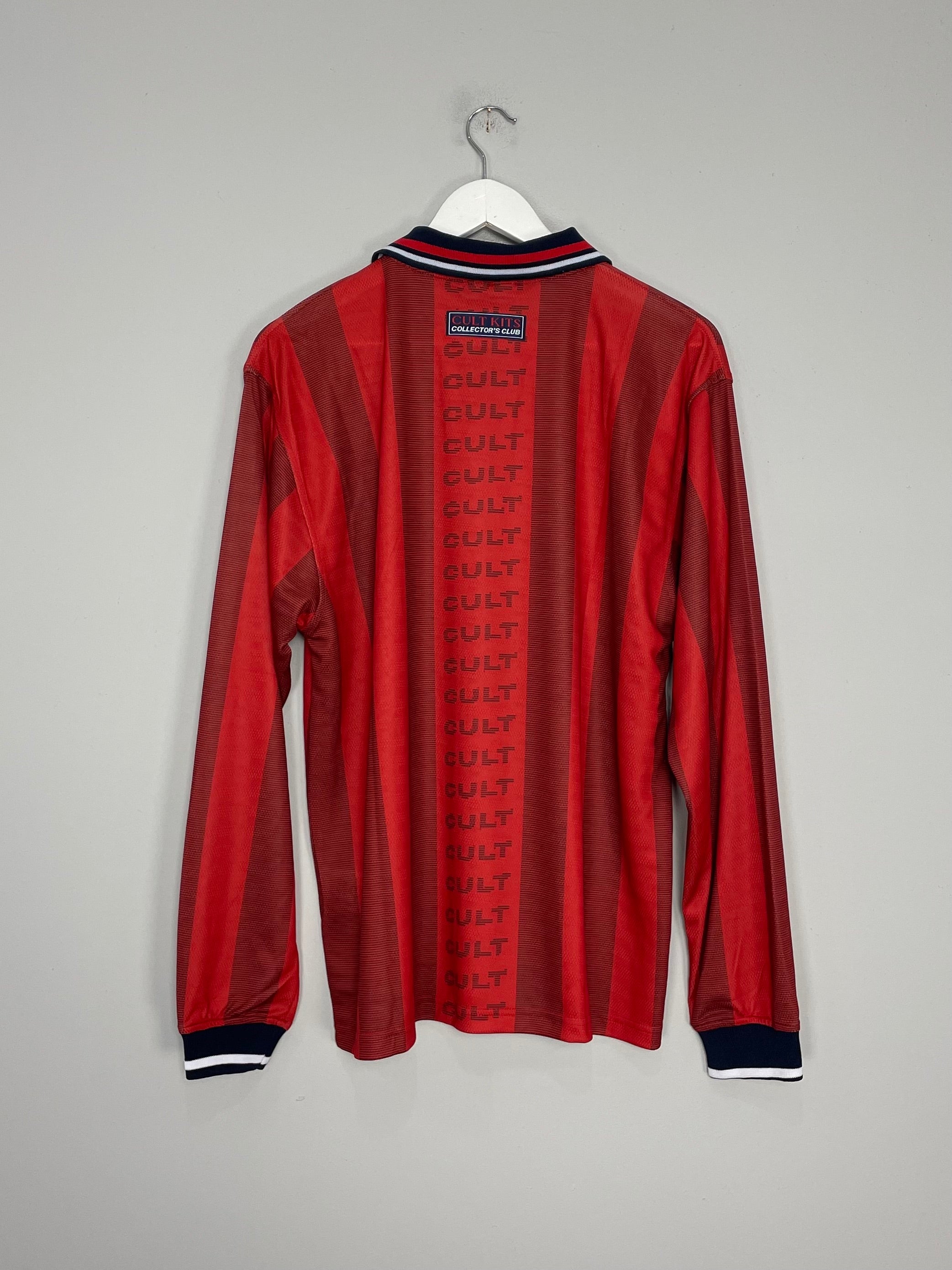 Shop 1998 DREAMERS L/S AWAY SHIRT 'ENGLAND' (MULTIPLE SIZES) CULT, classic football shirts, vintage football shirts & retro soccer jerseys at Cult Kits