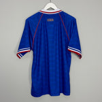 Shop 1998 LES BLEUS HOME SHIRT 'FRANCE' (MULTIPLE SIZES) DREAMERS, classic football shirts, vintage football shirts & retro soccer jerseys at Cult Kits