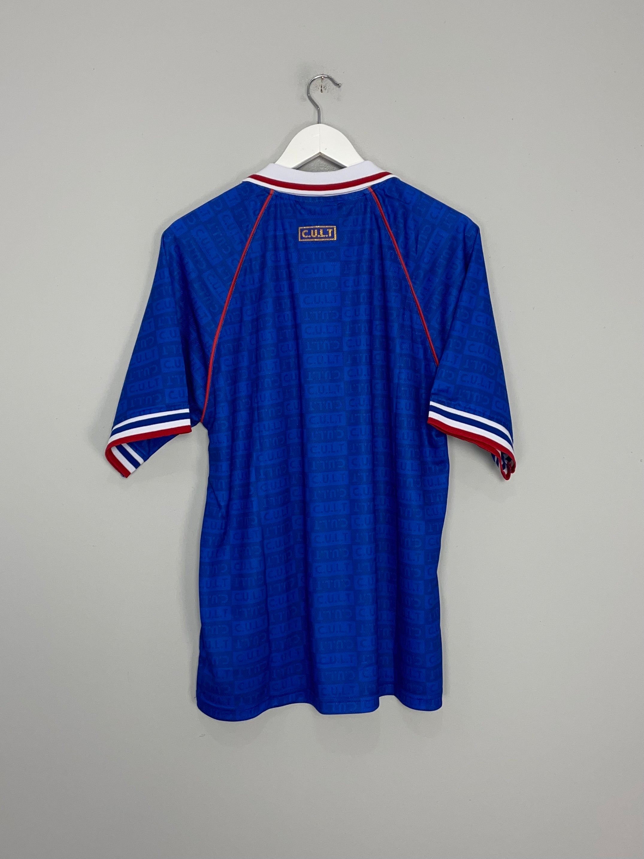 Shop 1998 LES BLEUS HOME SHIRT 'FRANCE' (MULTIPLE SIZES) DREAMERS, classic football shirts, vintage football shirts & retro soccer jerseys at Cult Kits