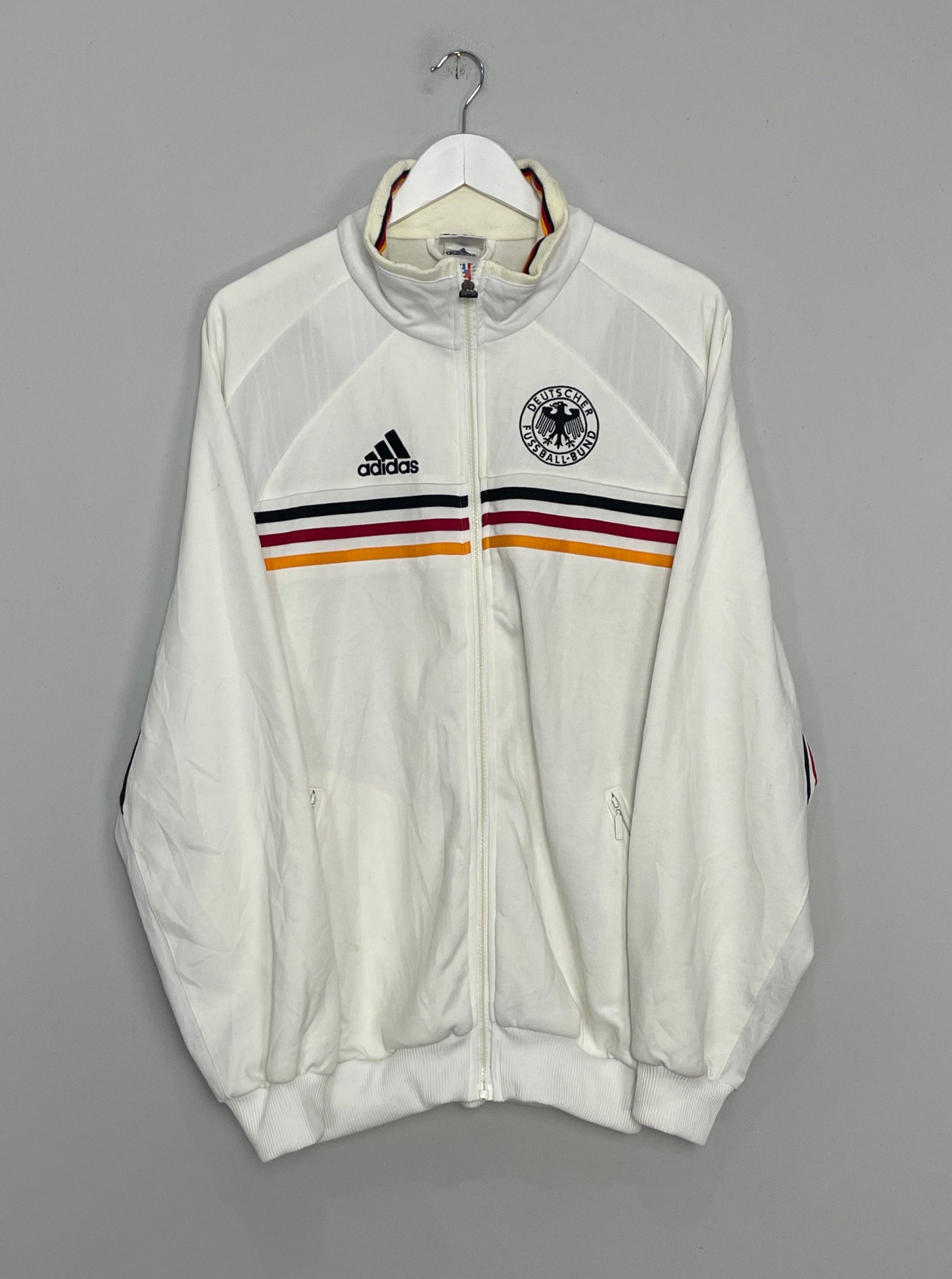 Shop 1998/00 GERMANY TRAINING JACKET (XL) ADIDAS, classic football shirts, vintage football shirts & retro soccer jerseys at Cult Kits
