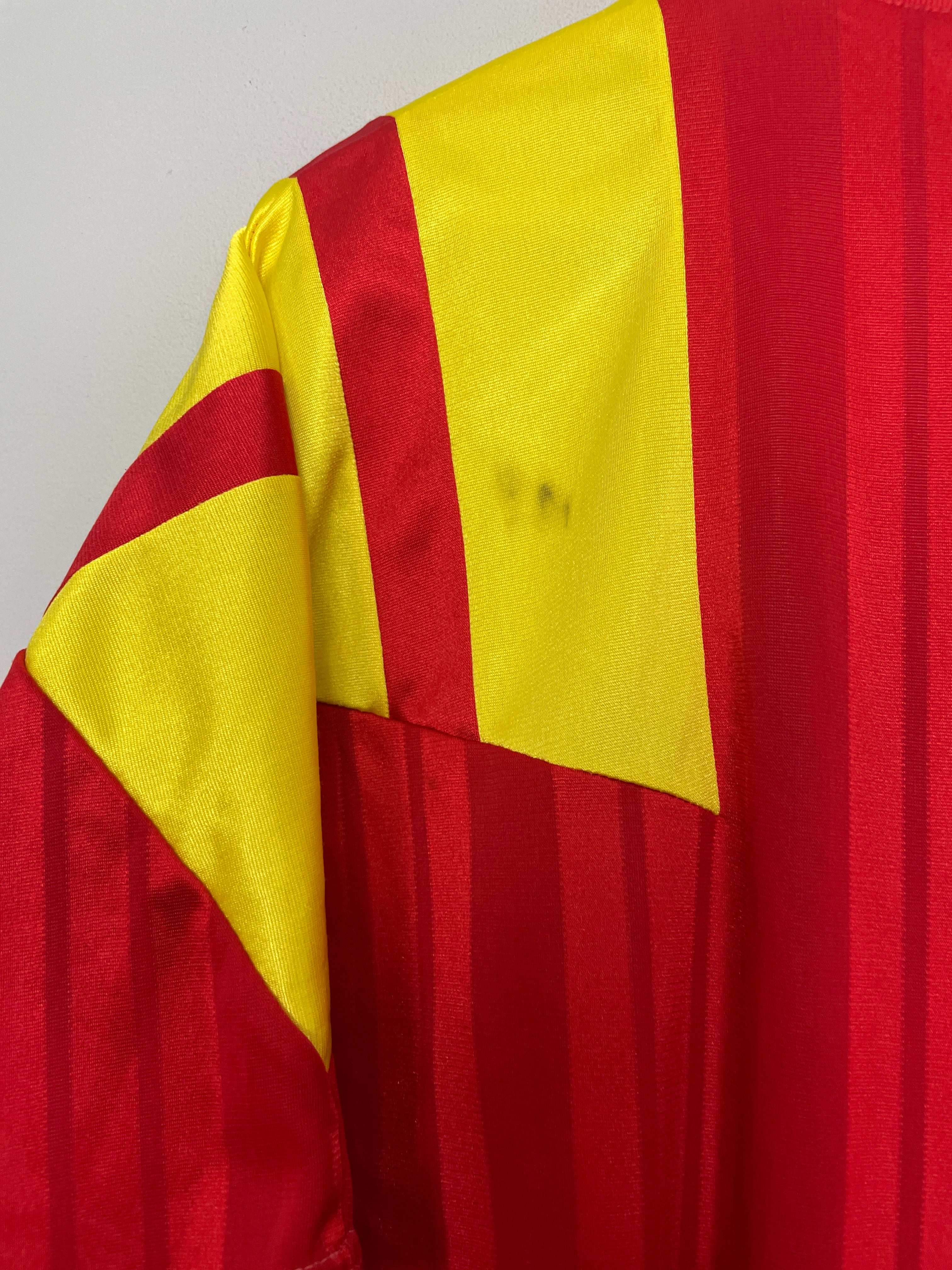 Shop 1992/94 SPAIN HOME SHIRT (L) ADIDAS, classic football shirts, vintage football shirts & retro soccer jerseys at Cult Kits