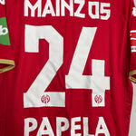 Shop 2021/22 FC MAINZ PAPELA #24 *SPECIAL UKRAINE MATCH ISSUE* HOME SHIRT (L) KAPPA, classic football shirts, vintage football shirts & retro soccer jerseys at Cult Kits