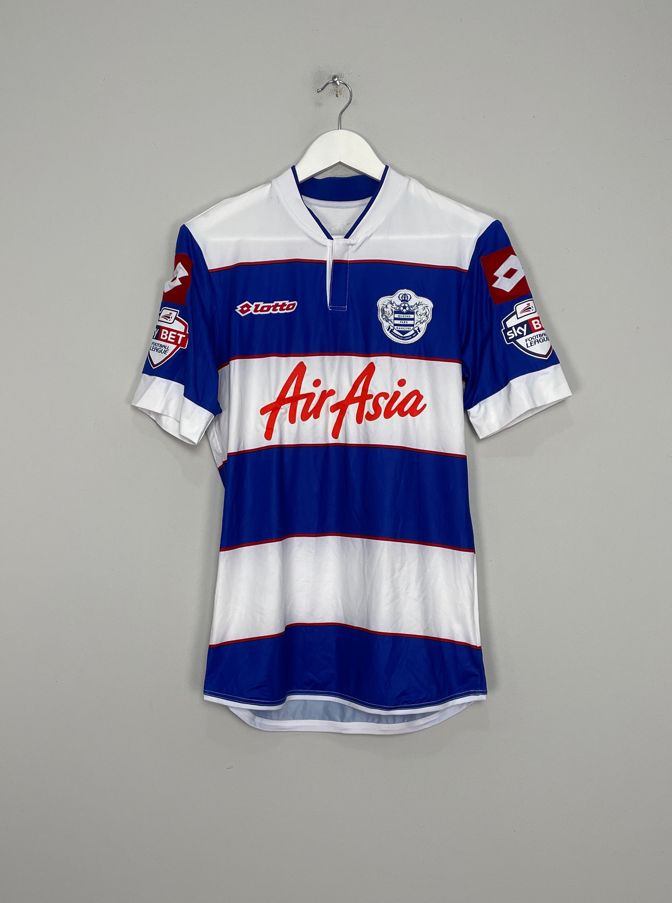 Shop 2013/14 QPR RAVEL #4 *MATCH ISSUE* HOME SHIRT (S) LOTTO, classic football shirts, vintage football shirts & retro soccer jerseys at Cult Kits