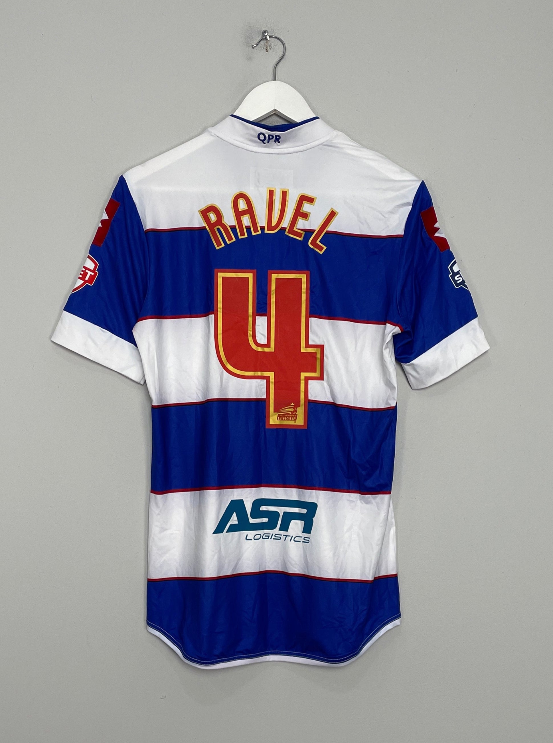 Shop 2013/14 QPR RAVEL #4 *MATCH ISSUE* HOME SHIRT (S) LOTTO, classic football shirts, vintage football shirts & retro soccer jerseys at Cult Kits