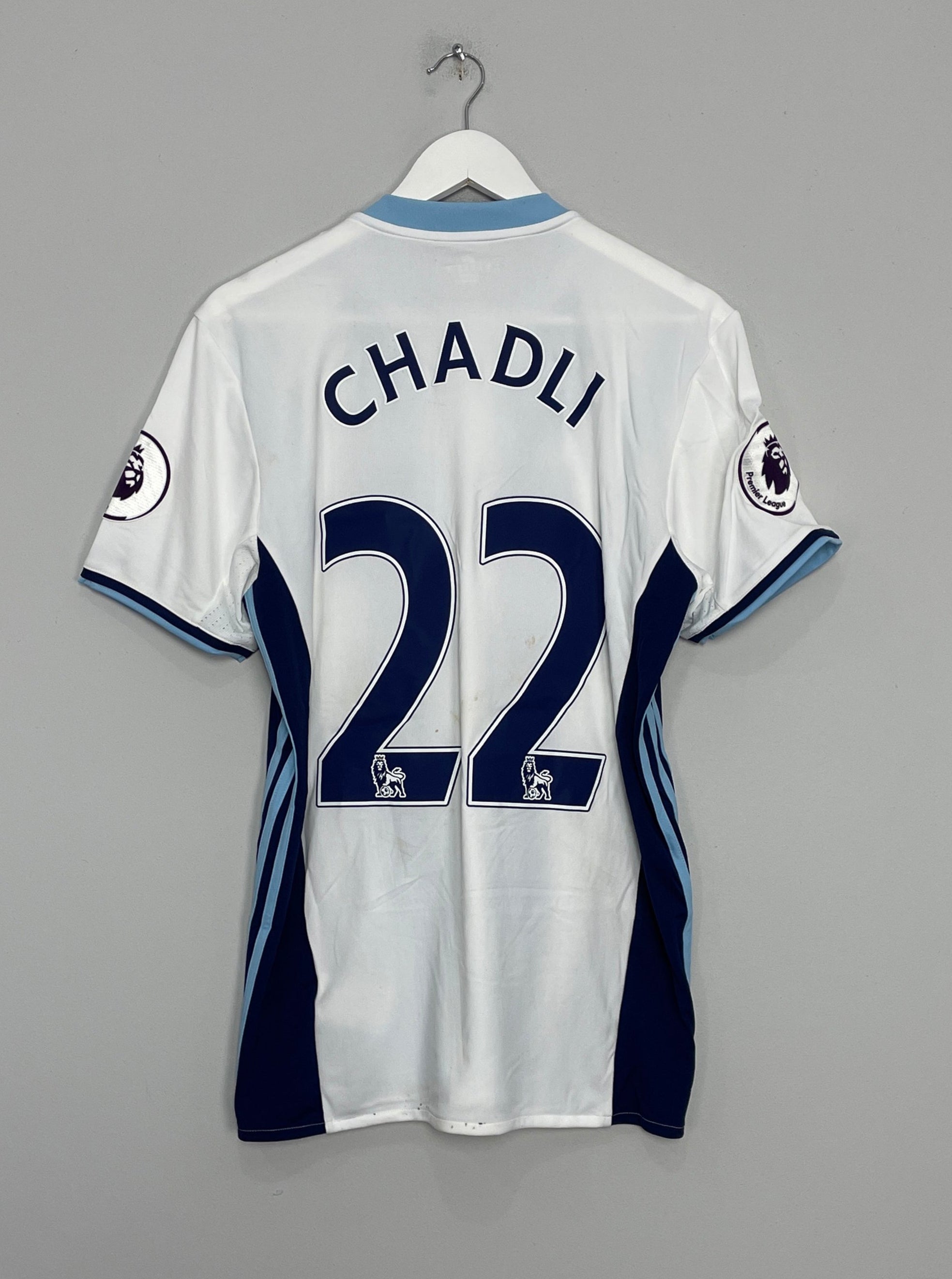 Shop 2016/17 WEST BROM CHADLI #22 *MATCH WORN* HOME SHIRT (M) ADIDAS, classic football shirts, vintage football shirts & retro soccer jerseys at Cult Kits