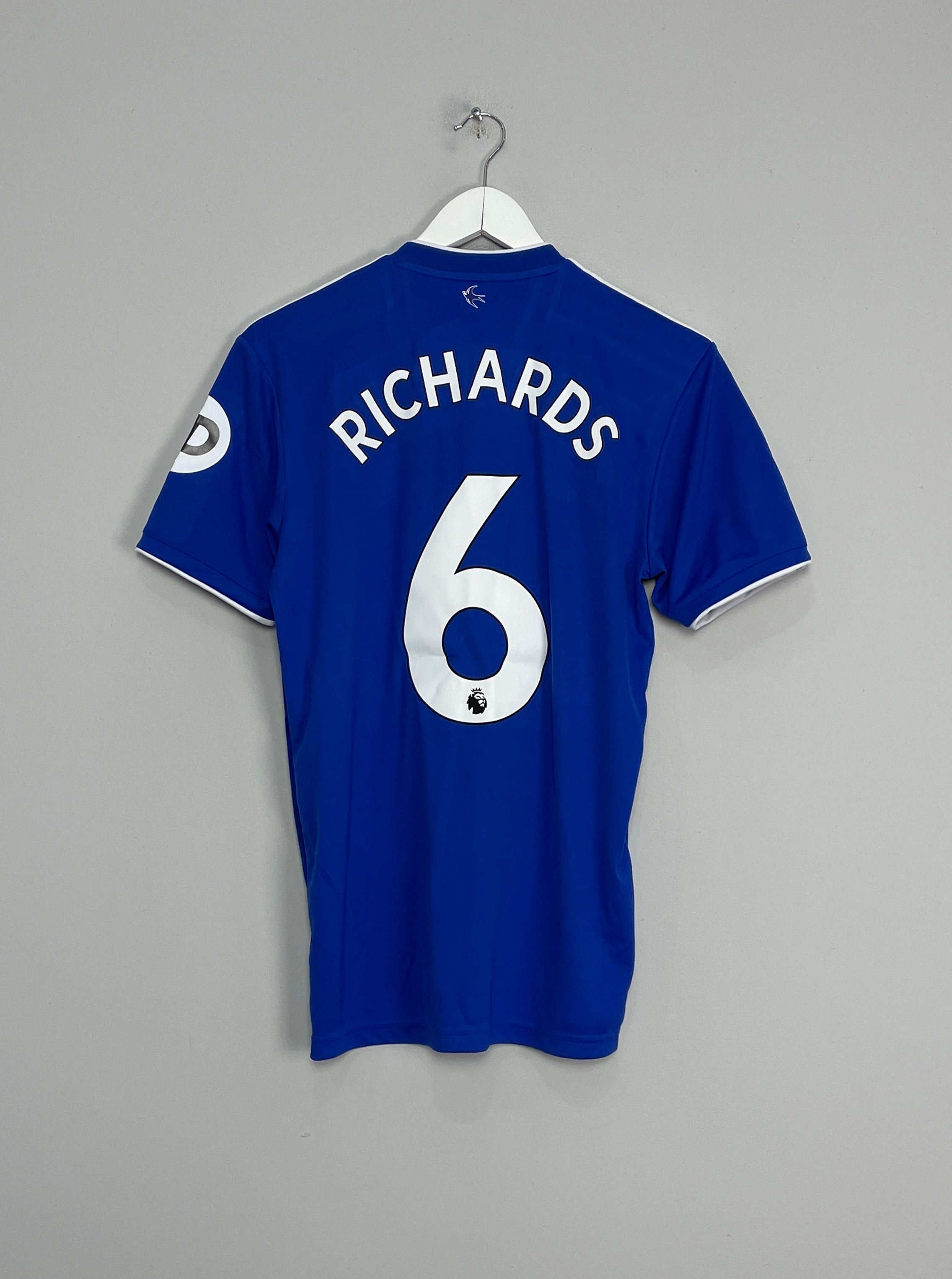 Shop 2018/19 CARDIFF CITY RICHARDS #6 *MATCH ISSUE* HOME SHIRT (S) ADIDAS, classic football shirts, vintage football shirts & retro soccer jerseys at Cult Kits