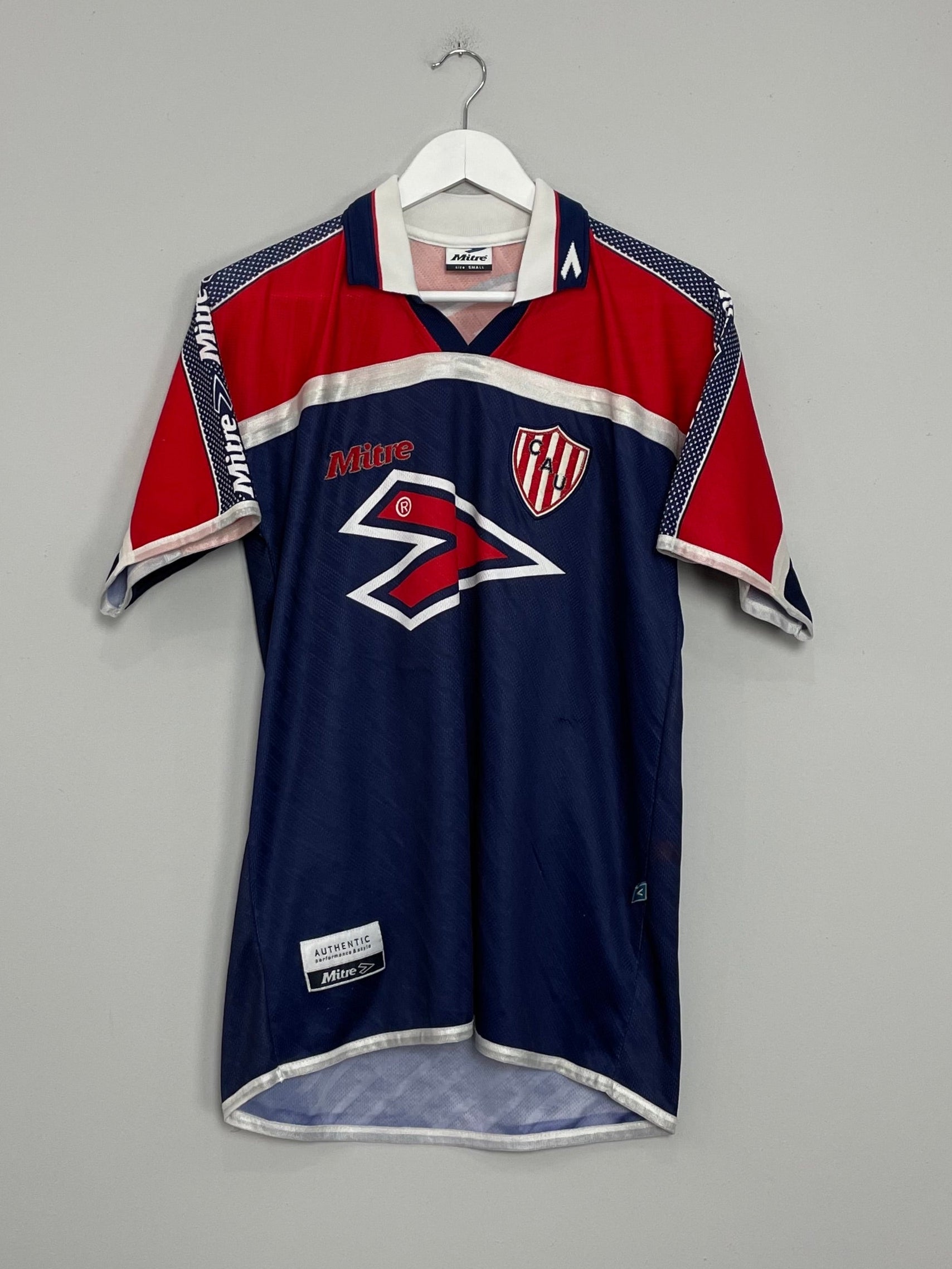 Shop 2000/01 UNION DE SANTA FE #9 HOME SHIRT (S) MITRE, classic football shirts, vintage football shirts & retro soccer jerseys at Cult Kits