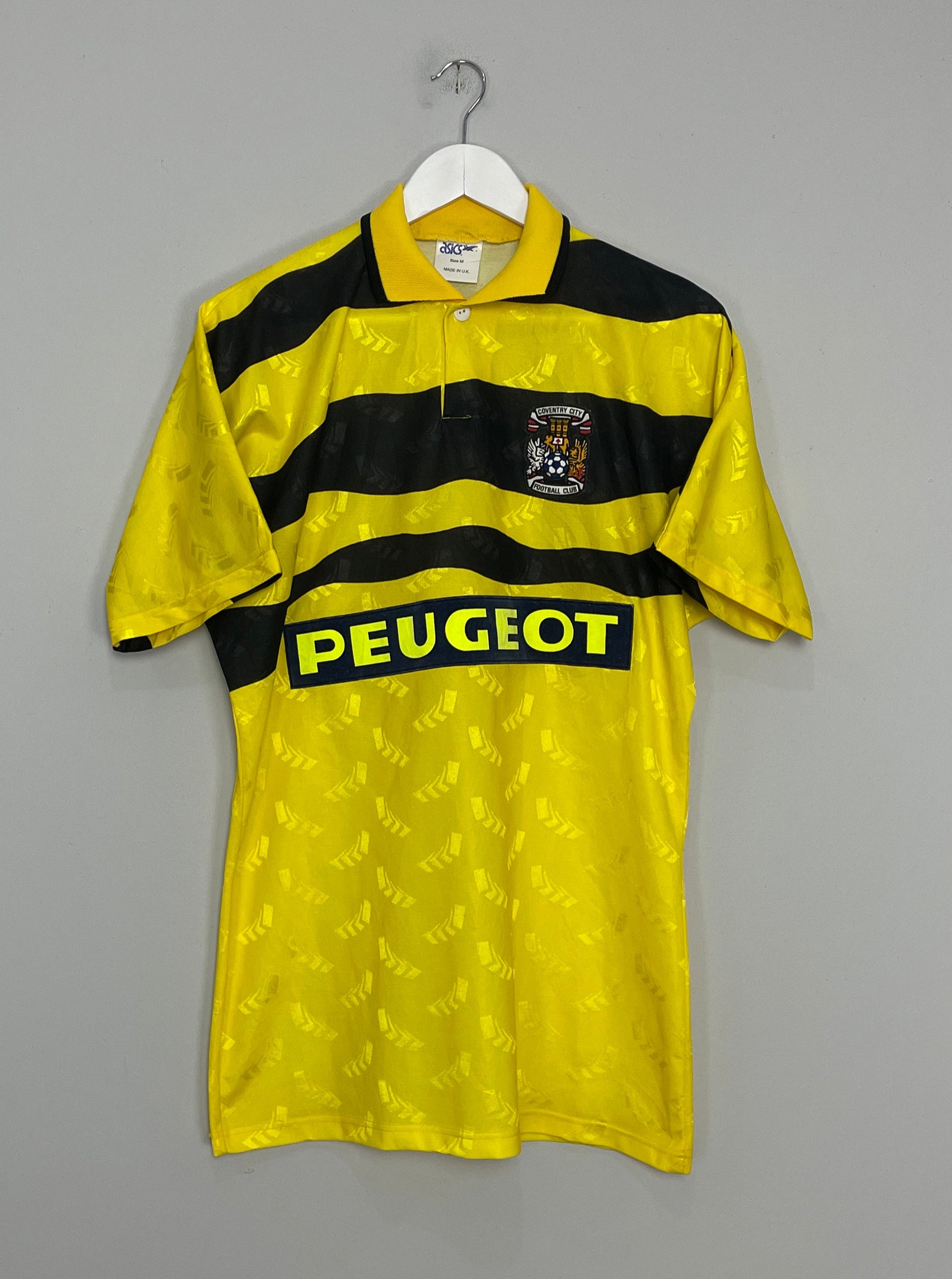 Shop 1991/92 COVENTRY AWAY SHIRT (M) ASICS, classic football shirts, vintage football shirts & retro soccer jerseys at Cult Kits