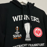 Shop 2022 EINTRACHT FRANKFURT EUROPA LEAGUE WINNERS HOODIE (M) OFFICIAL MERCHANDISE, classic football shirts, vintage football shirts & retro soccer jerseys at Cult Kits