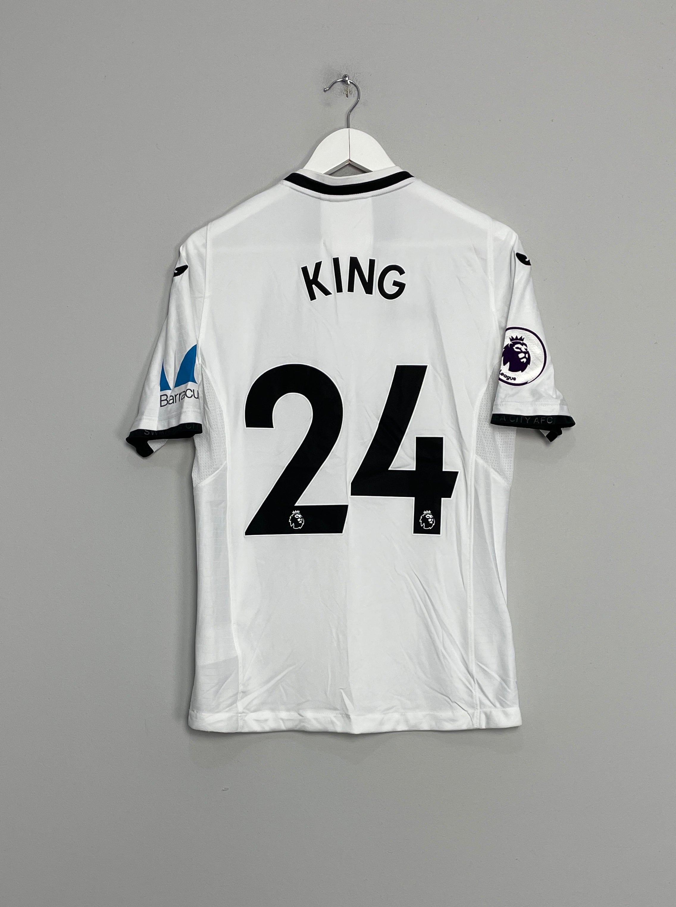 Shop 2017/18 SWANSEA CITY KING #26 *MATCH ISSUE* HOME SHIRT (M) JOMA, classic football shirts, vintage football shirts & retro soccer jerseys at Cult Kits
