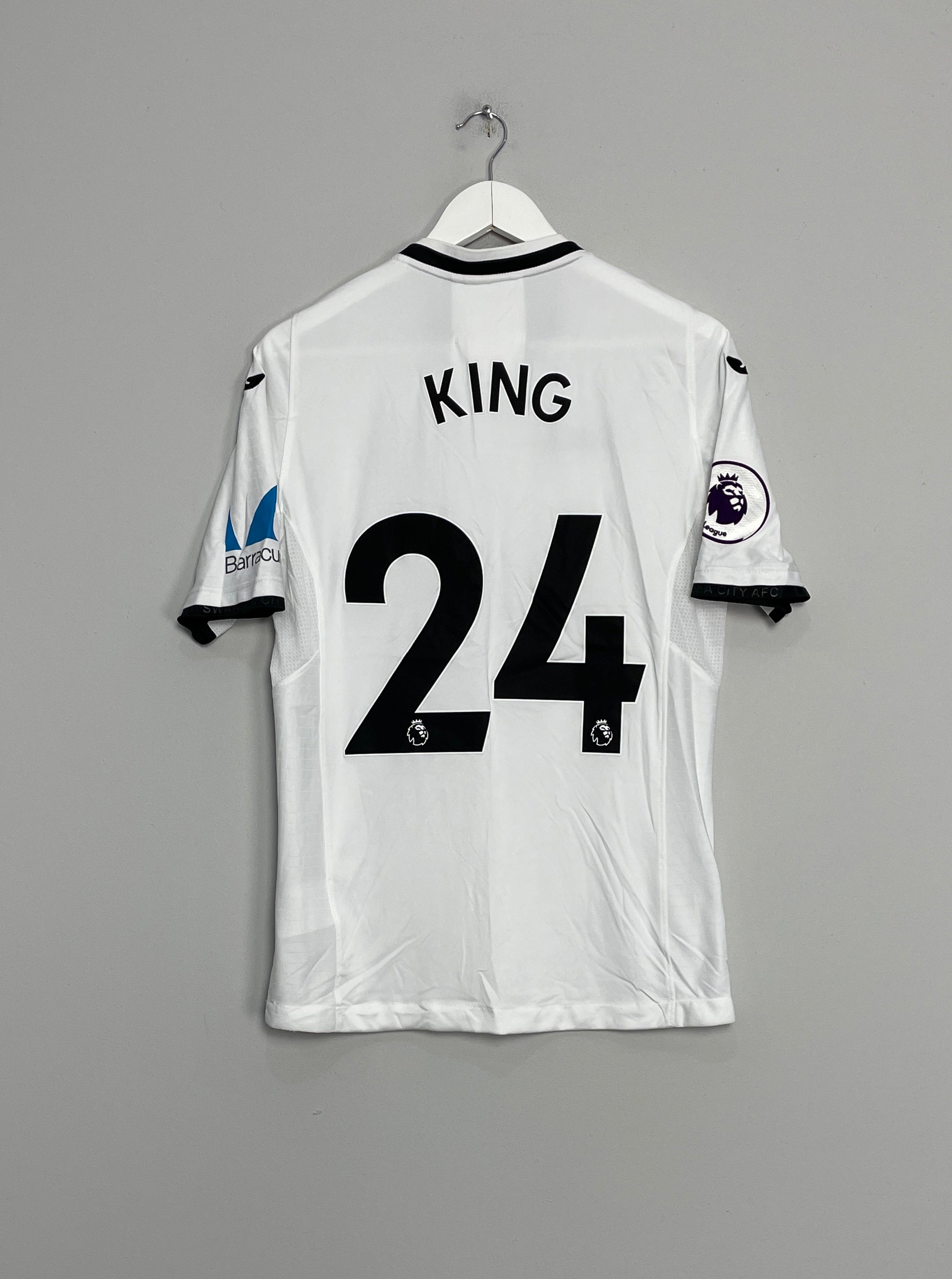 Shop 2017/18 SWANSEA CITY KING #26 *MATCH ISSUE* HOME SHIRT (M) JOMA, classic football shirts, vintage football shirts & retro soccer jerseys at Cult Kits