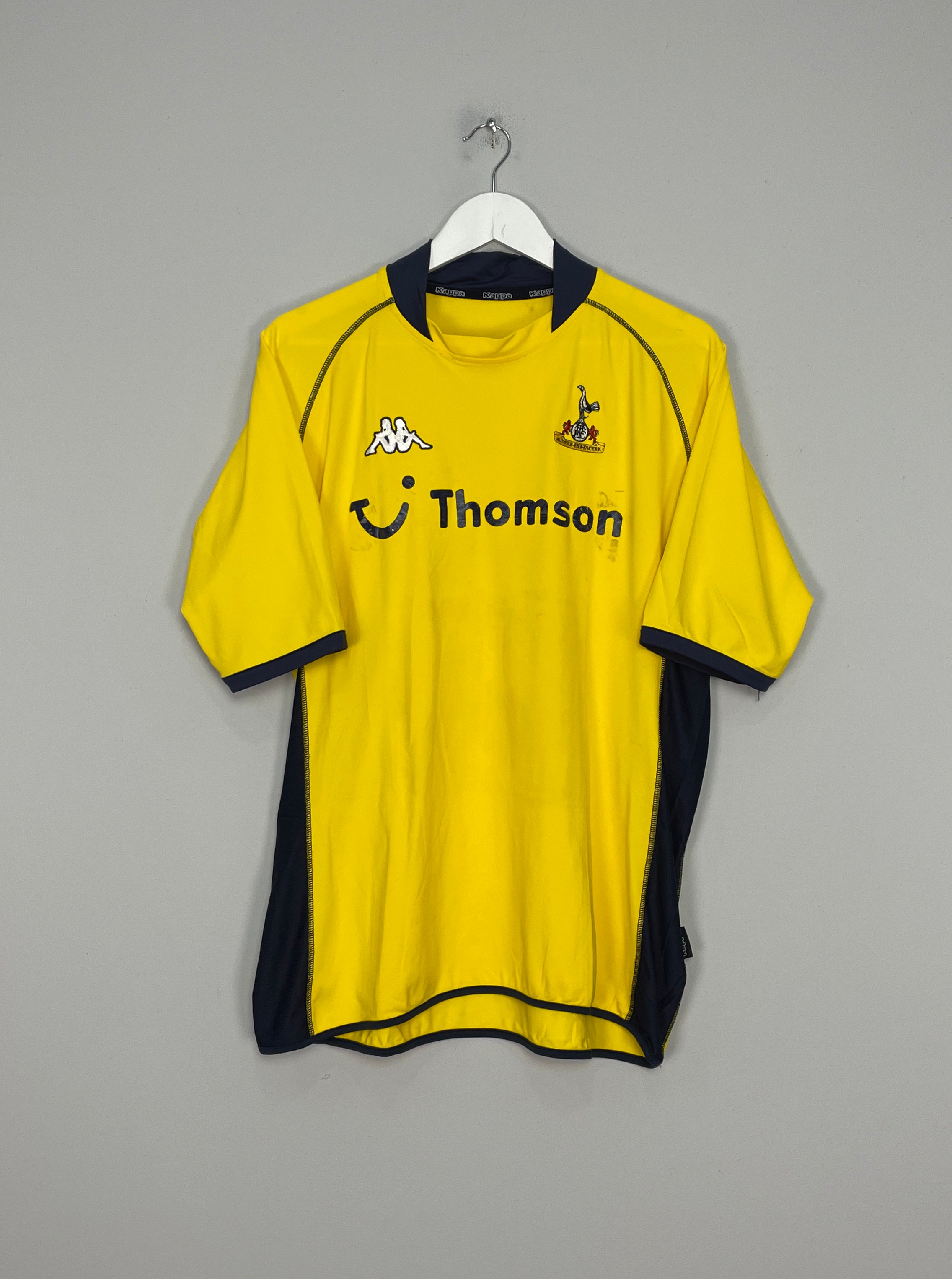 Shop 2002/03 TOTTENHAM HOTSPUR THIRD SHIRT (XXL) KAPPA, classic football shirts, vintage football shirts & retro soccer jerseys at Cult Kits