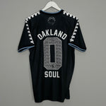 Shop 2023 Oakland Soul 'Black Lives Matter' *BNWT* Home Shirt (Multiple Sizes) Meyba, classic football shirts, vintage football shirts & retro soccer jerseys at Cult Kits