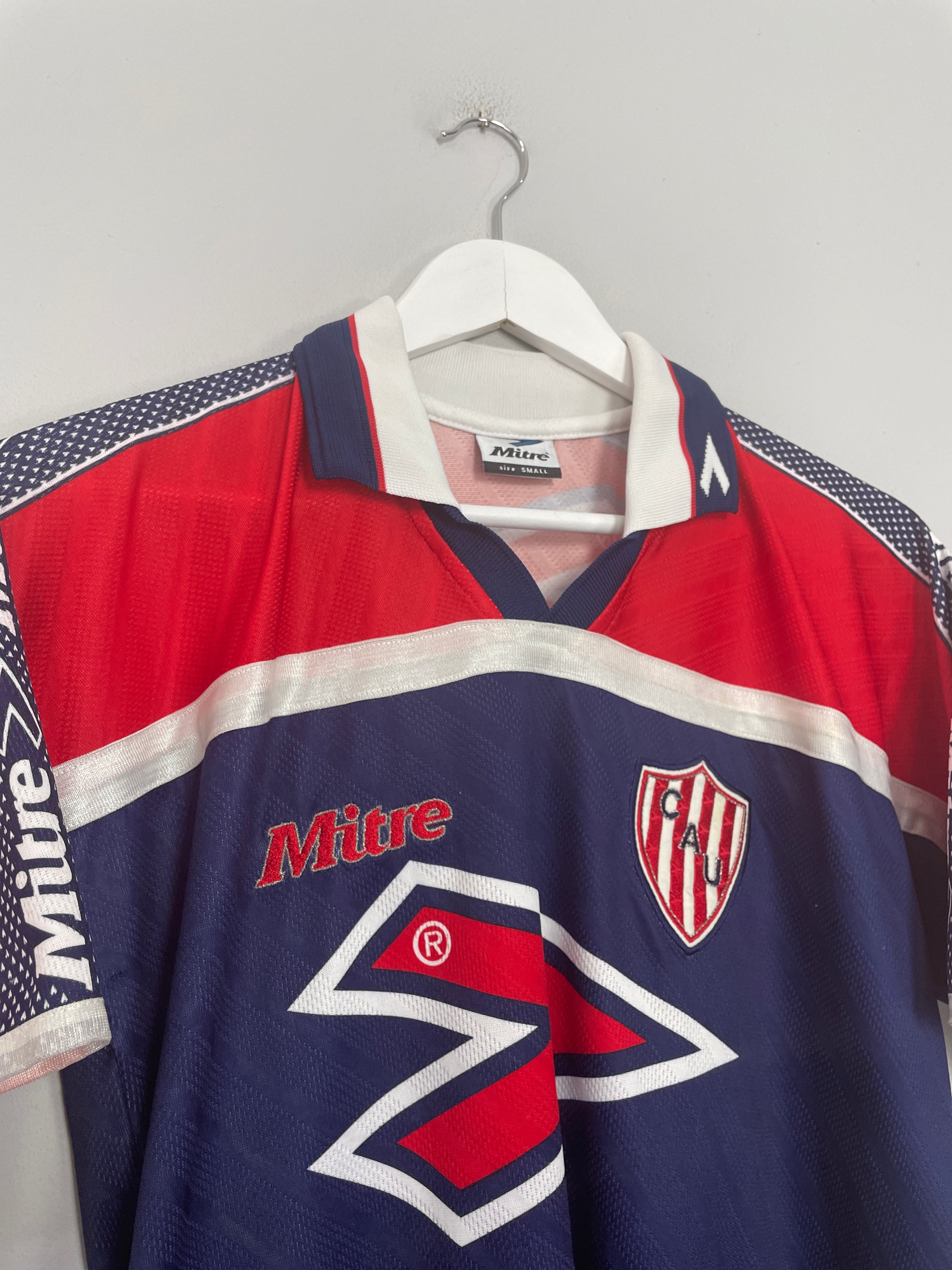 Shop 2000/01 UNION DE SANTA FE #9 HOME SHIRT (S) MITRE, classic football shirts, vintage football shirts & retro soccer jerseys at Cult Kits