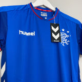 Shop 2018/19 Rangers *BNWT* Home Shirts (Kids - Multiple Sizes) Hummel, classic football shirts, vintage football shirts & retro soccer jerseys at Cult Kits