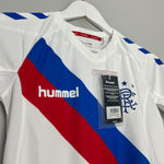 Shop 2018/19 Rangers *BNWT* Away Shirt (Kids - Multiple Sizes) Hummel, classic football shirts, vintage football shirts & retro soccer jerseys at Cult Kits