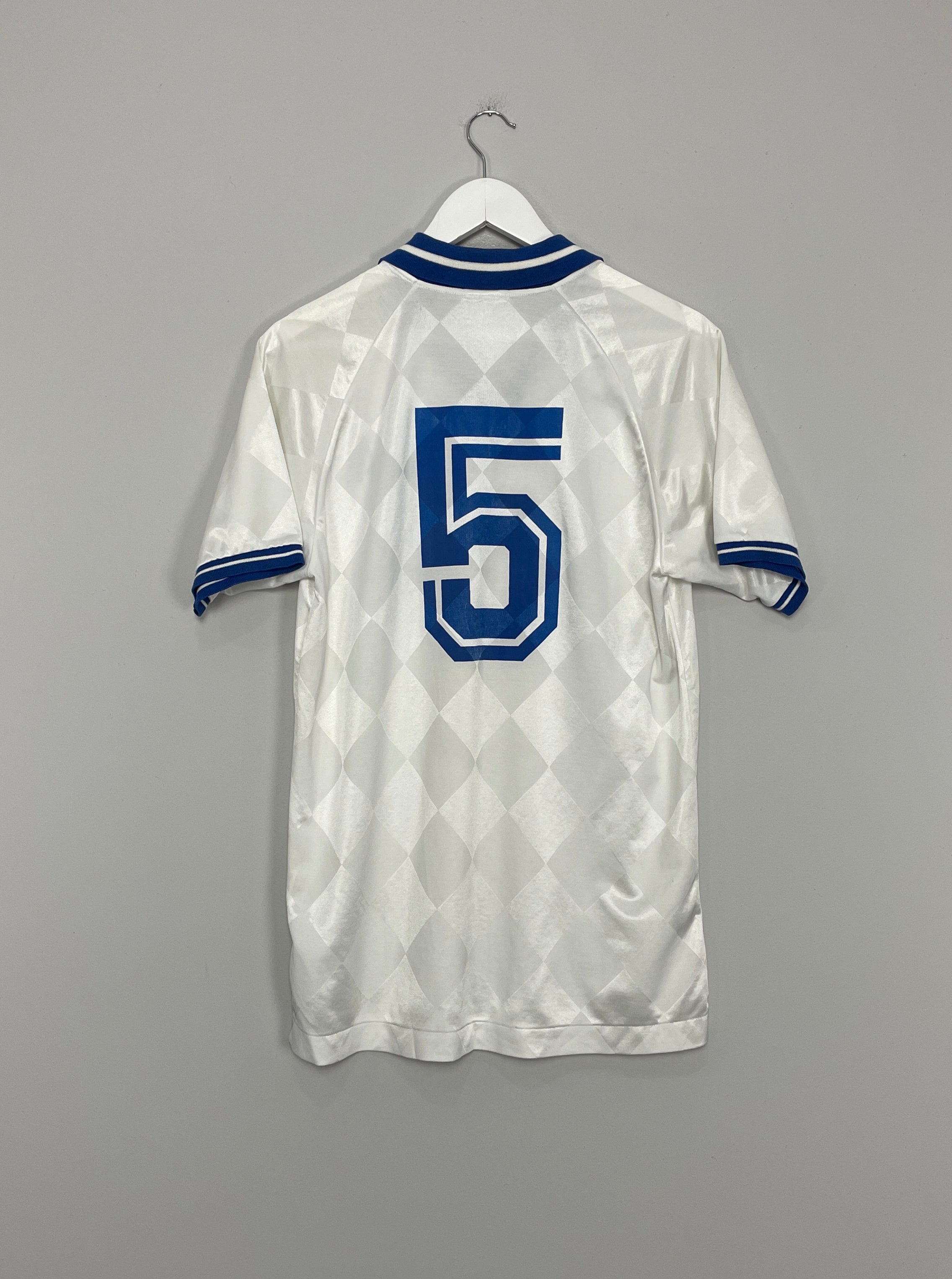 Shop 1987/88 JAPAN #5 *OLYMPIC QUALIFIER - PLAYER ISSUE* AWAY SHIRT (M) ASICS, classic football shirts, vintage football shirts & retro soccer jerseys at Cult Kits