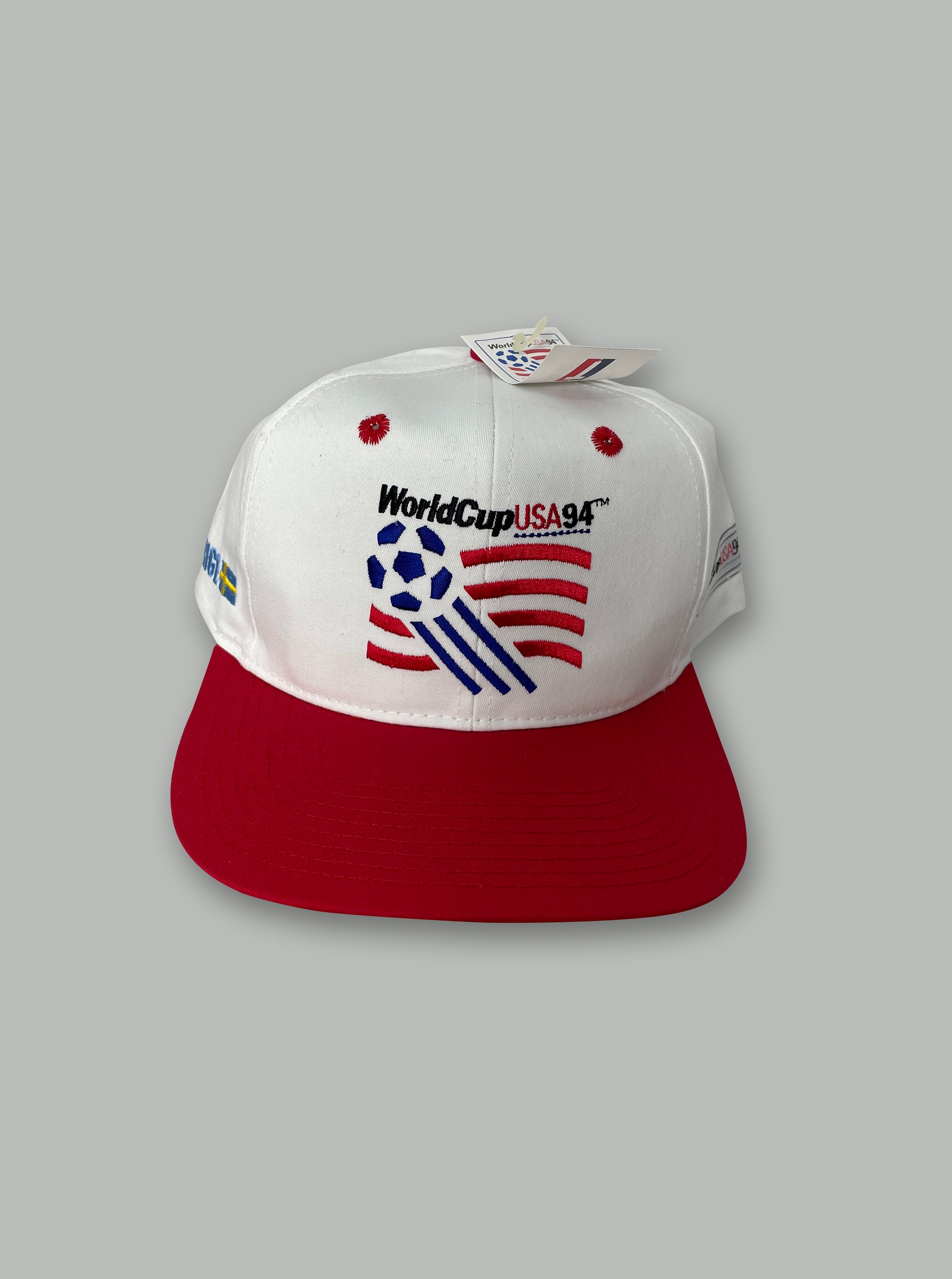 Shop 1994 USA x SWEDEN *BNWT* WORLD CUP CAP TWINS, classic football shirts, vintage football shirts & retro soccer jerseys at Cult Kits