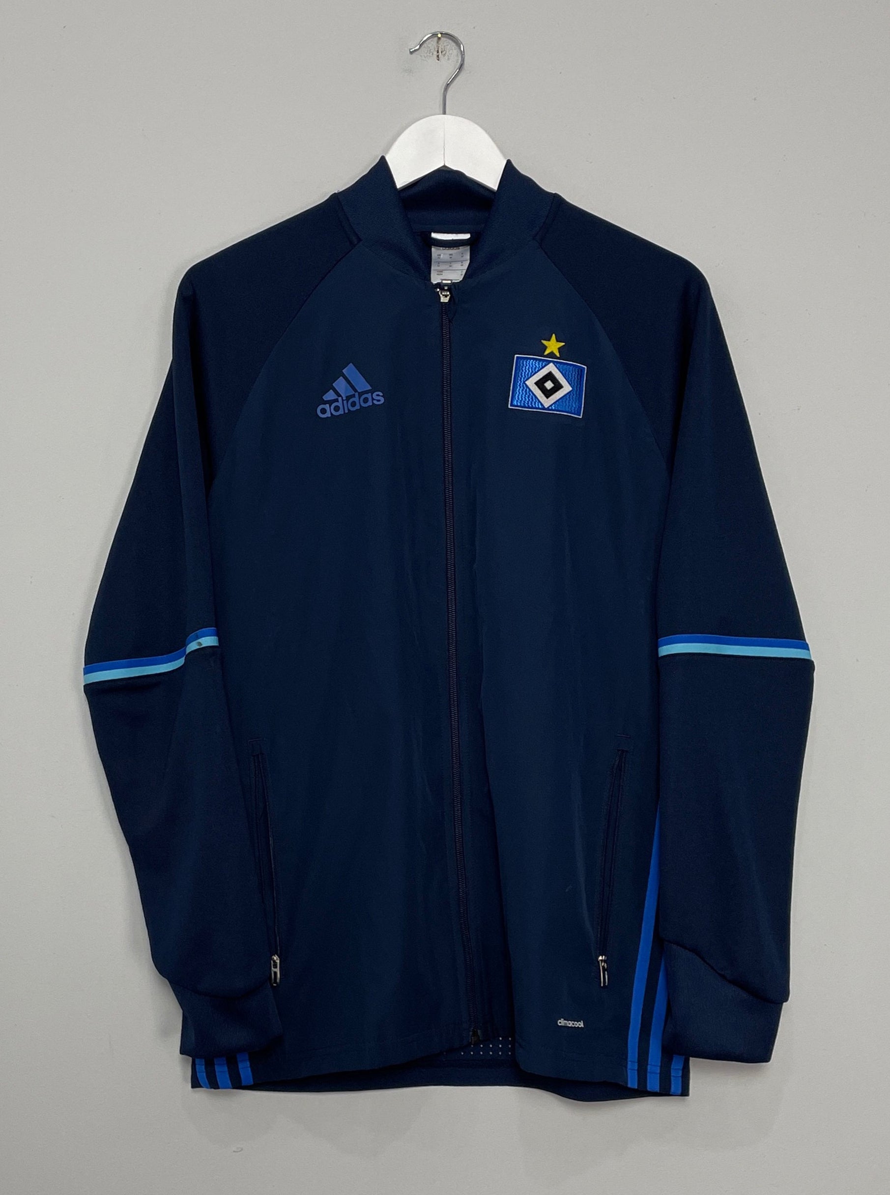 Shop 2015/16 HAMBURG TRAINING JACKET (M) ADIDAS, classic football shirts, vintage football shirts & retro soccer jerseys at Cult Kits
